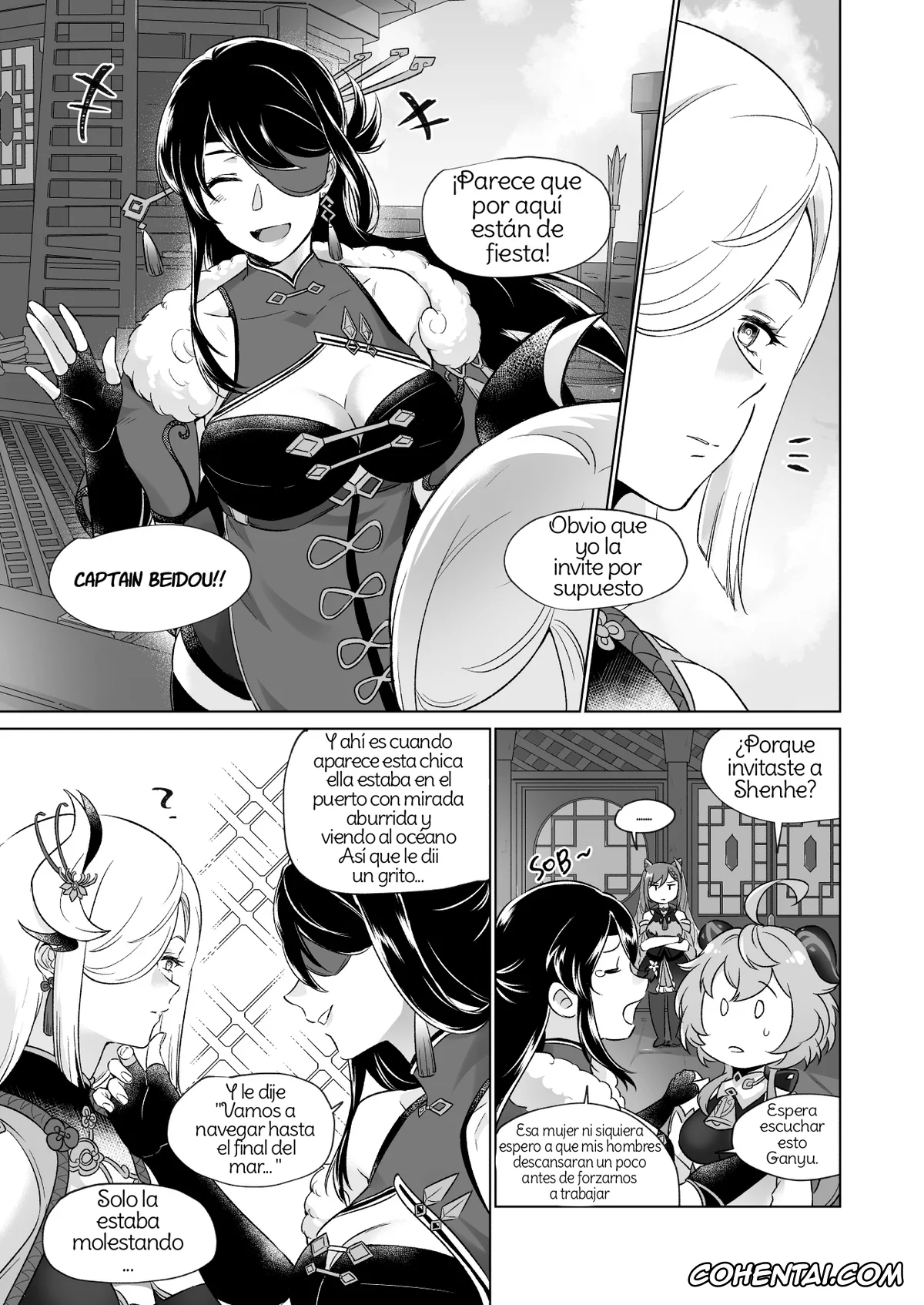 Genshin Impact porno, Ganyu porno, Keqing porno, Shenhe porno, Liyue-shiki Dousei Seikou Ryouhou (Genshin Impact), pagina 8