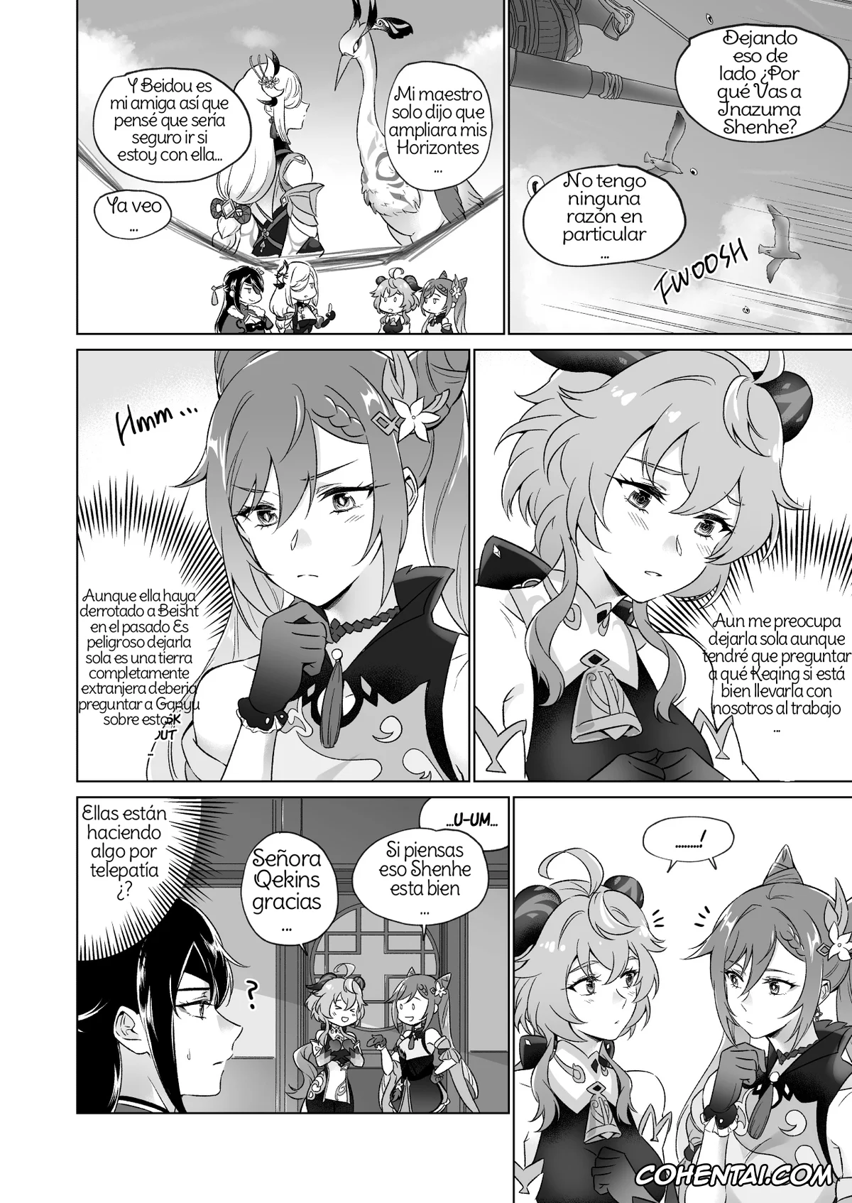 Genshin Impact hentai, Ganyu hentai, Keqing hentai, Shenhe hentai, Liyue-shiki Dousei Seikou Ryouhou (Genshin Impact), pagina 9