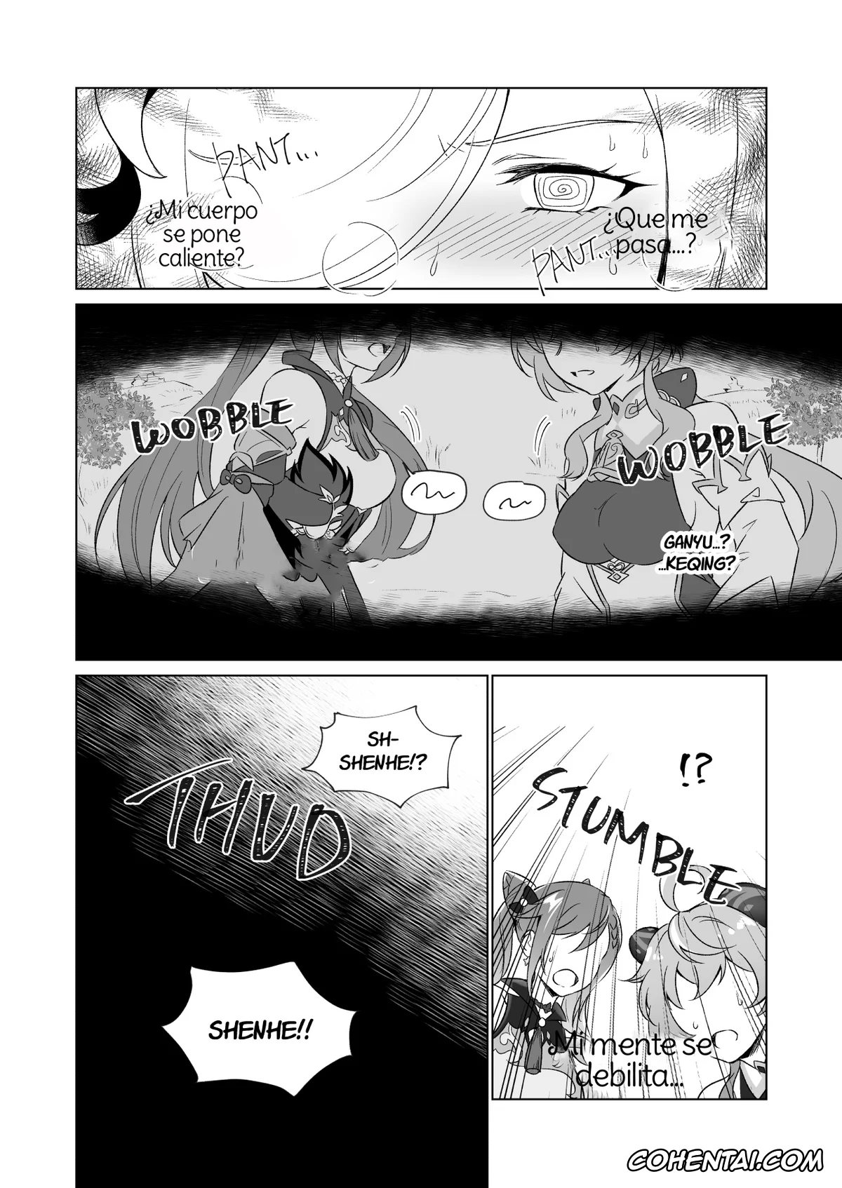 Genshin Impact xxx, Ganyu xxx, Keqing xxx, Shenhe xxx, Liyue-shiki Dousei Seikou Ryouhou (Genshin Impact), pagina 13