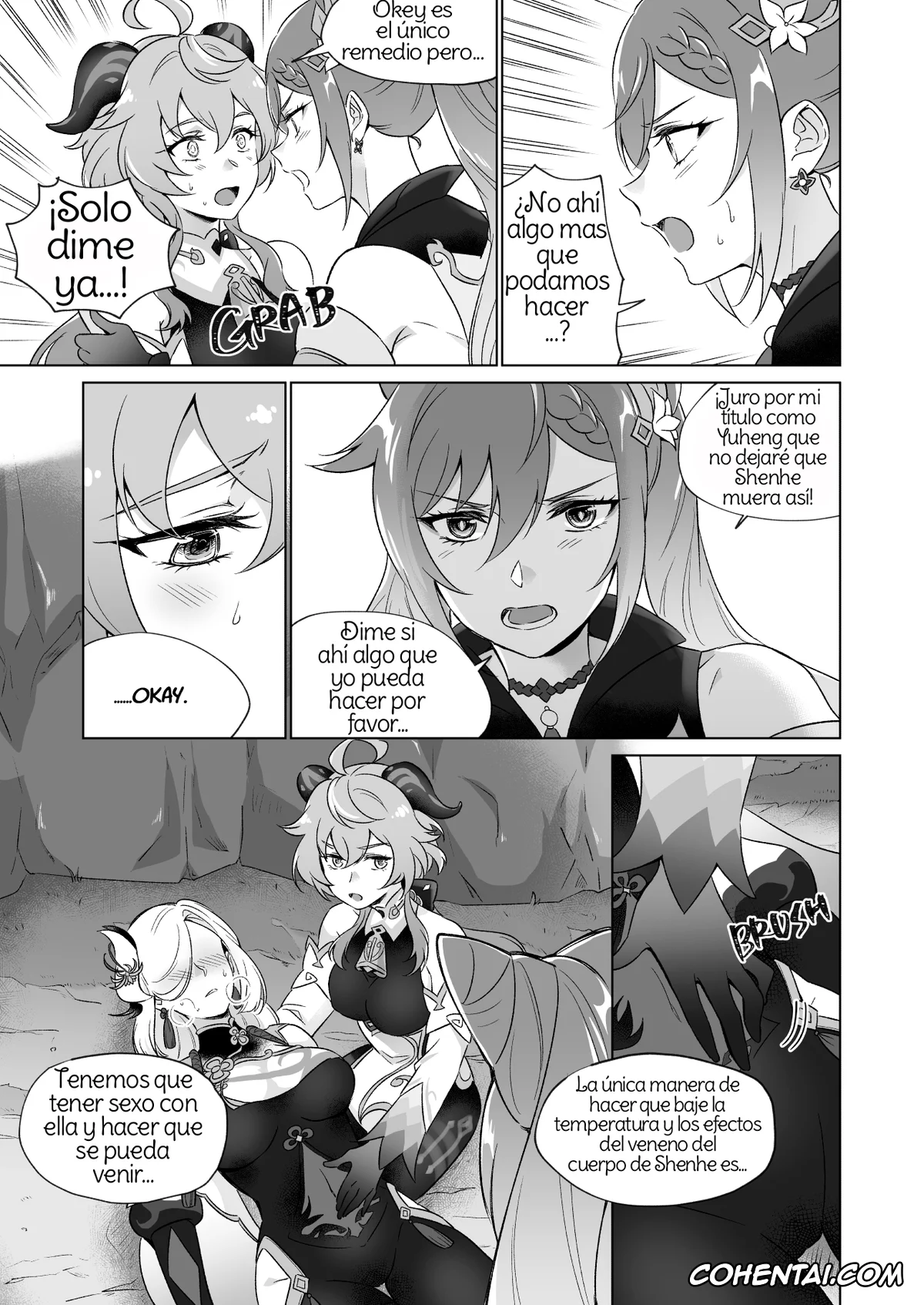 Genshin Impact hentai, Ganyu hentai, Keqing hentai, Shenhe hentai, Liyue-shiki Dousei Seikou Ryouhou (Genshin Impact), pagina 18