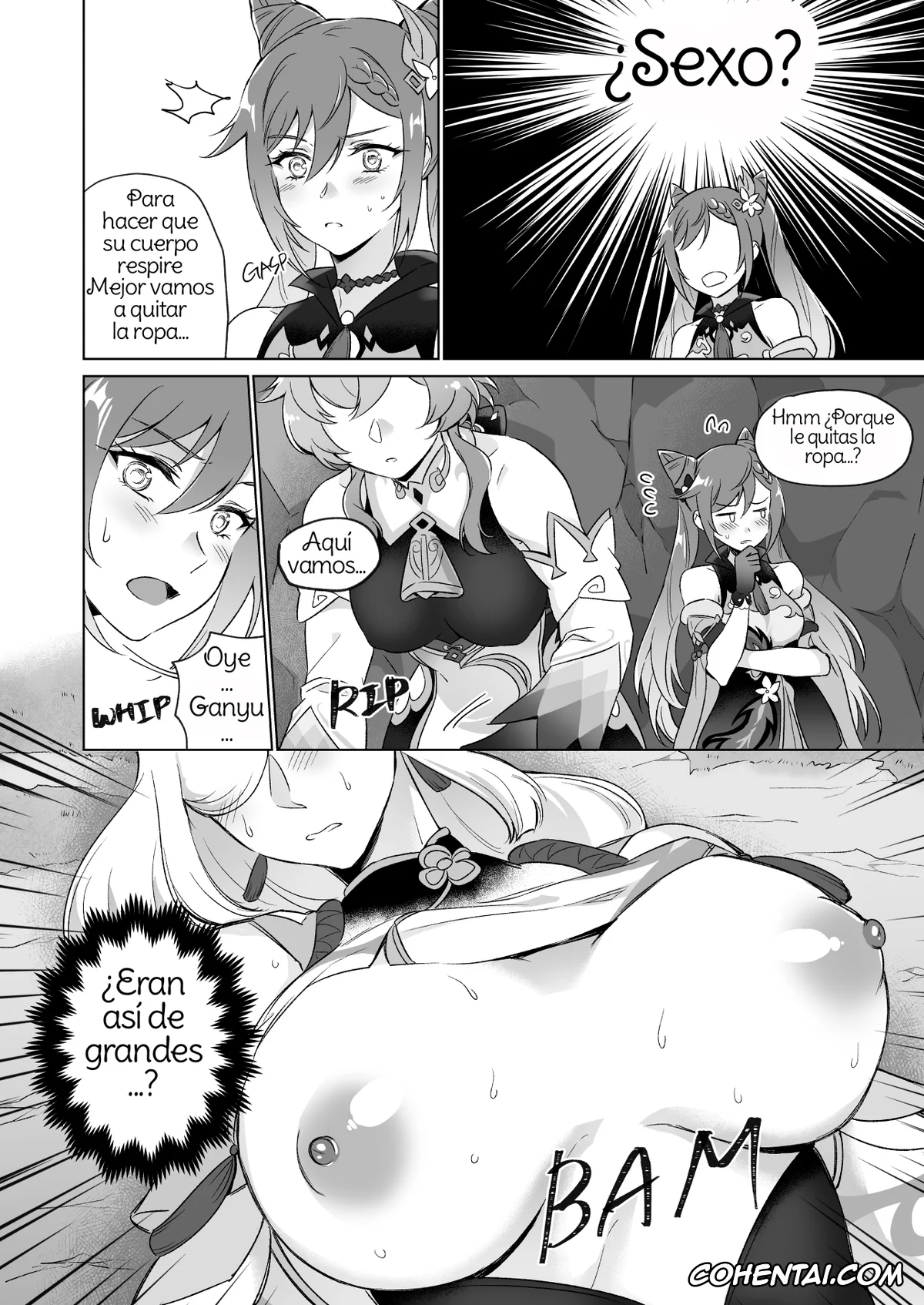 Genshin Impact xxx, Ganyu xxx, Keqing xxx, Shenhe xxx, Liyue-shiki Dousei Seikou Ryouhou (Genshin Impact), pagina 19