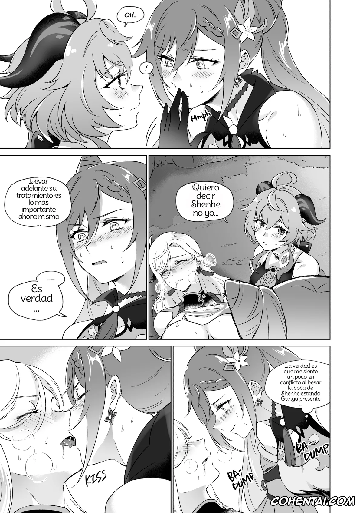 Genshin Impact hentai, Ganyu hentai, Keqing hentai, Shenhe hentai, Liyue-shiki Dousei Seikou Ryouhou (Genshin Impact), pagina 24