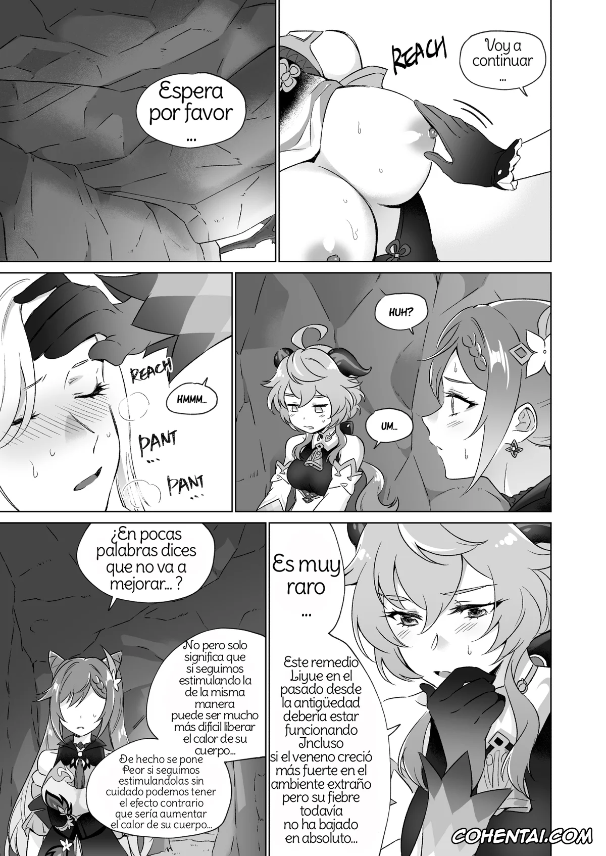 Genshin Impact porno, Ganyu porno, Keqing porno, Shenhe porno, Liyue-shiki Dousei Seikou Ryouhou (Genshin Impact), pagina 32