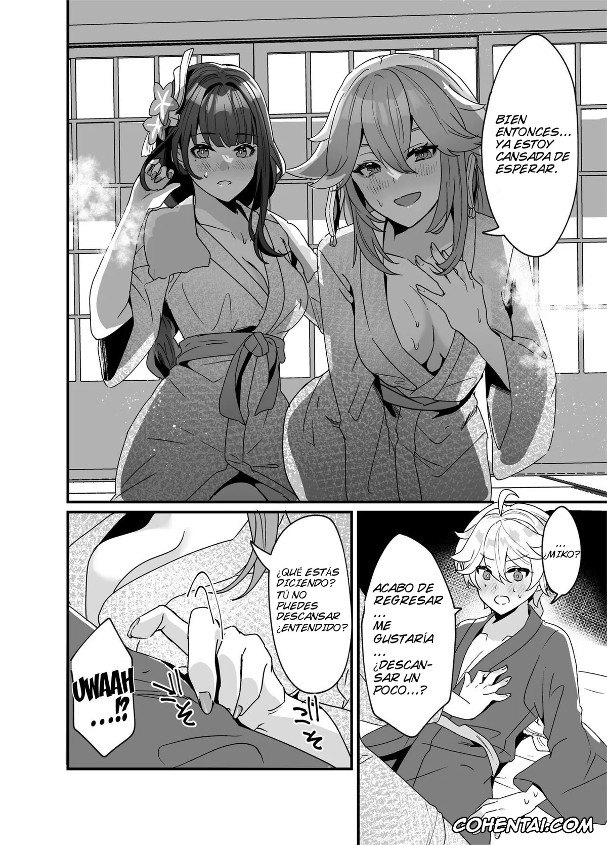 Genshin Impact porno, Aether porno, Raiden Shogun porno, Yae Miko porno, Inazuma Shippori Onsen Kyuuka (Genshin Impact), pagina 17
