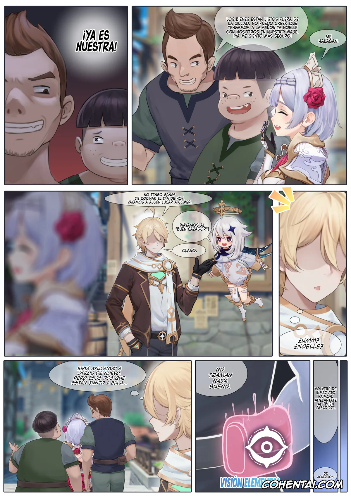 Genshin Impact porno, Aether porno, Noelle porno, El Antídoto de Noelle (Genshin Impact), pagina 2