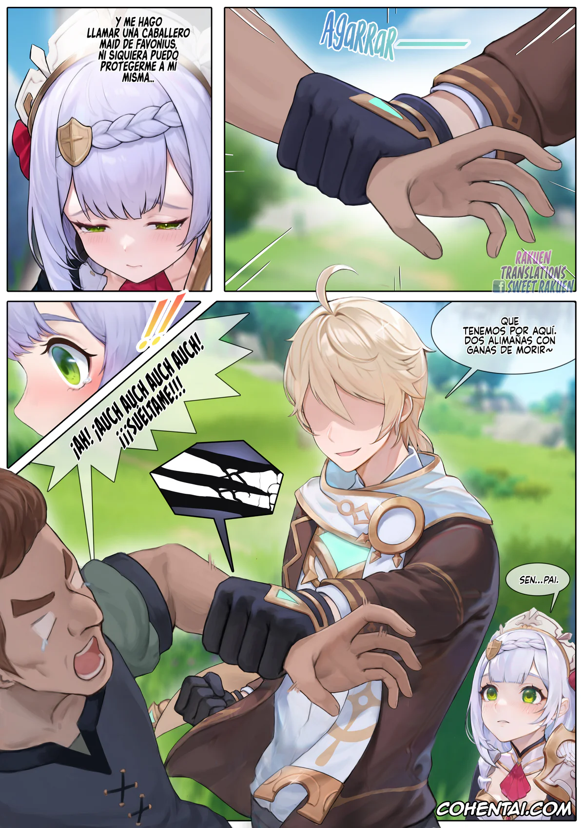 Genshin Impact xxx, Aether xxx, Noelle xxx, El Antídoto de Noelle (Genshin Impact), pagina 4