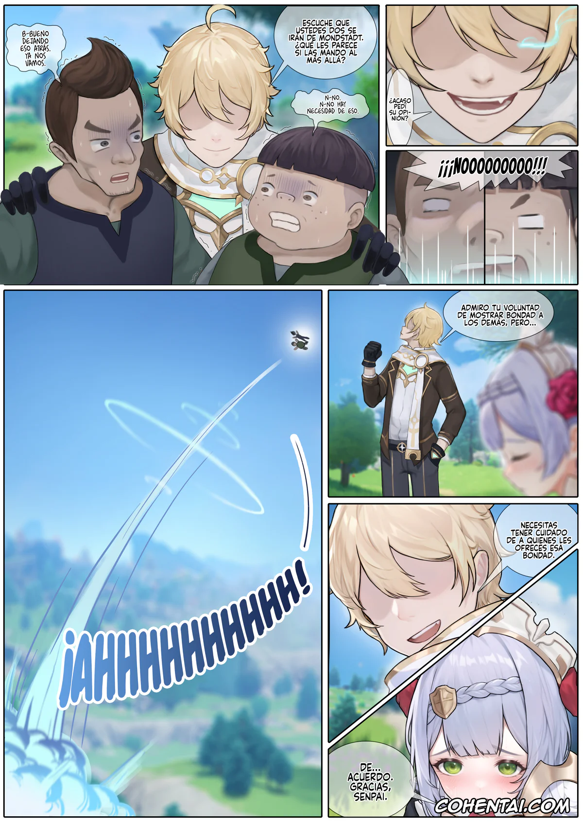 Genshin Impact porno, Aether porno, Noelle porno, El Antídoto de Noelle (Genshin Impact), pagina 5