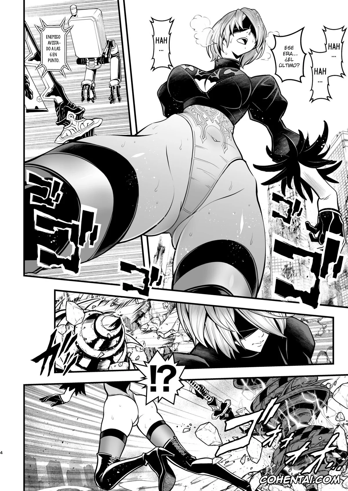 NieR:Automata xxx, Nier Automata xxx, 2B xxx, 9S xxx, Onna Senshinokyuusoku (Nier:Automata), pagina 4