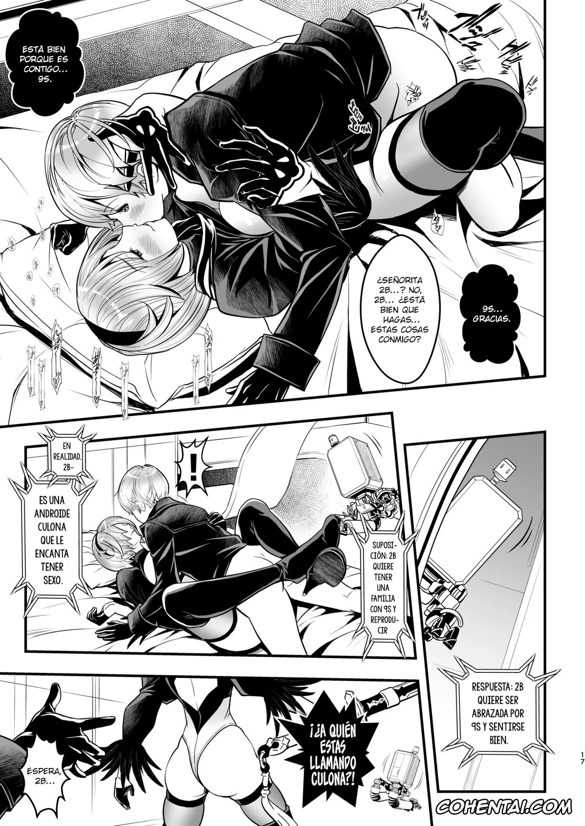 NieR:Automata porno, Nier Automata porno, 2B porno, 9S porno, Onna Senshinokyuusoku (Nier:Automata), pagina 17