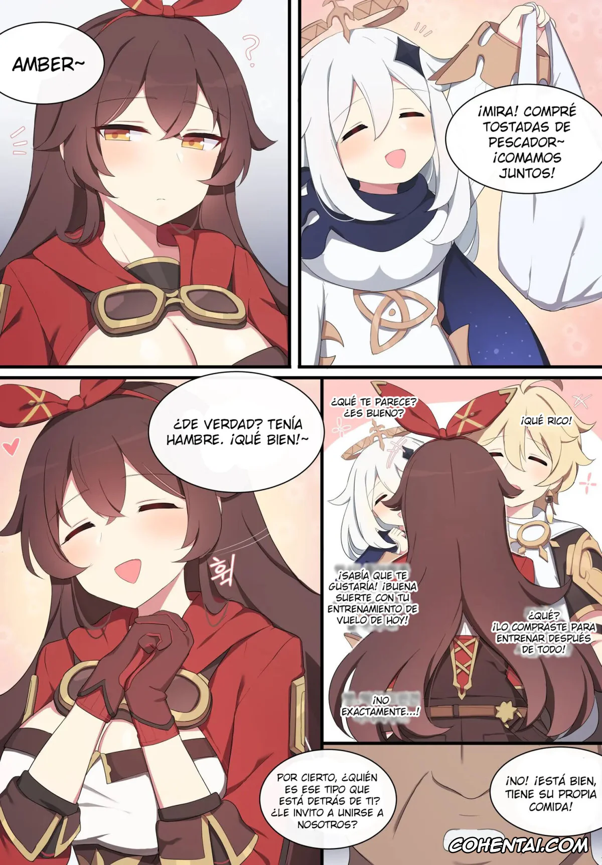 Genshin Impact hentai, Amber hentai, Amber (Genshin Impact), pagina 3