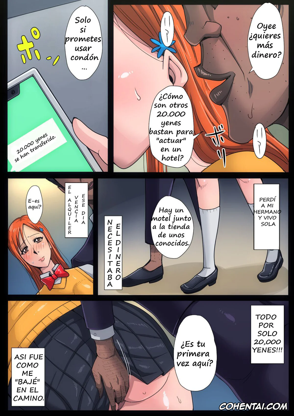 Bleach hentai, Orihime Inoue hentai, B-kyuu Manga 11 Tsuugakuro – Part 1 «Spring» (Bleach), pagina 9