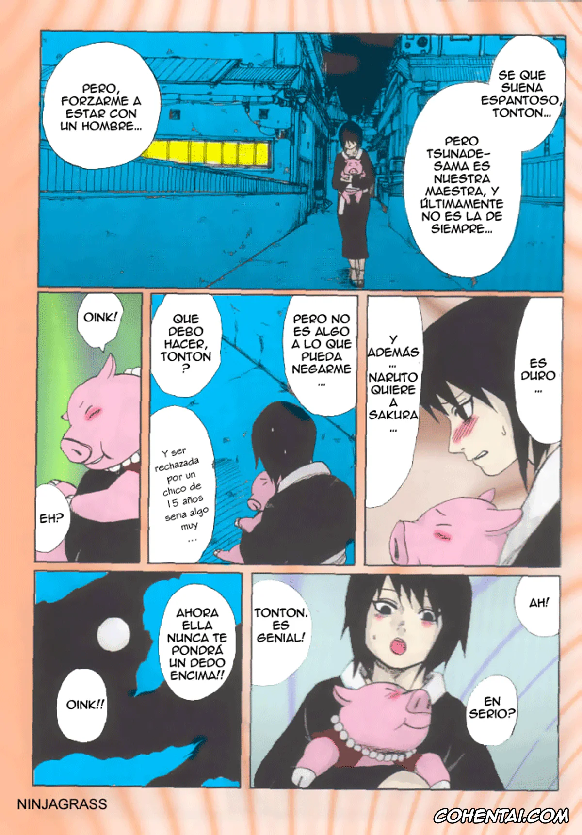 NARUTO xxx, Naruto Uzumaki xxx, Sakura Haruno xxx, Shizune xxx, Tsunade xxx, Nisemono (Naruto), pagina 7