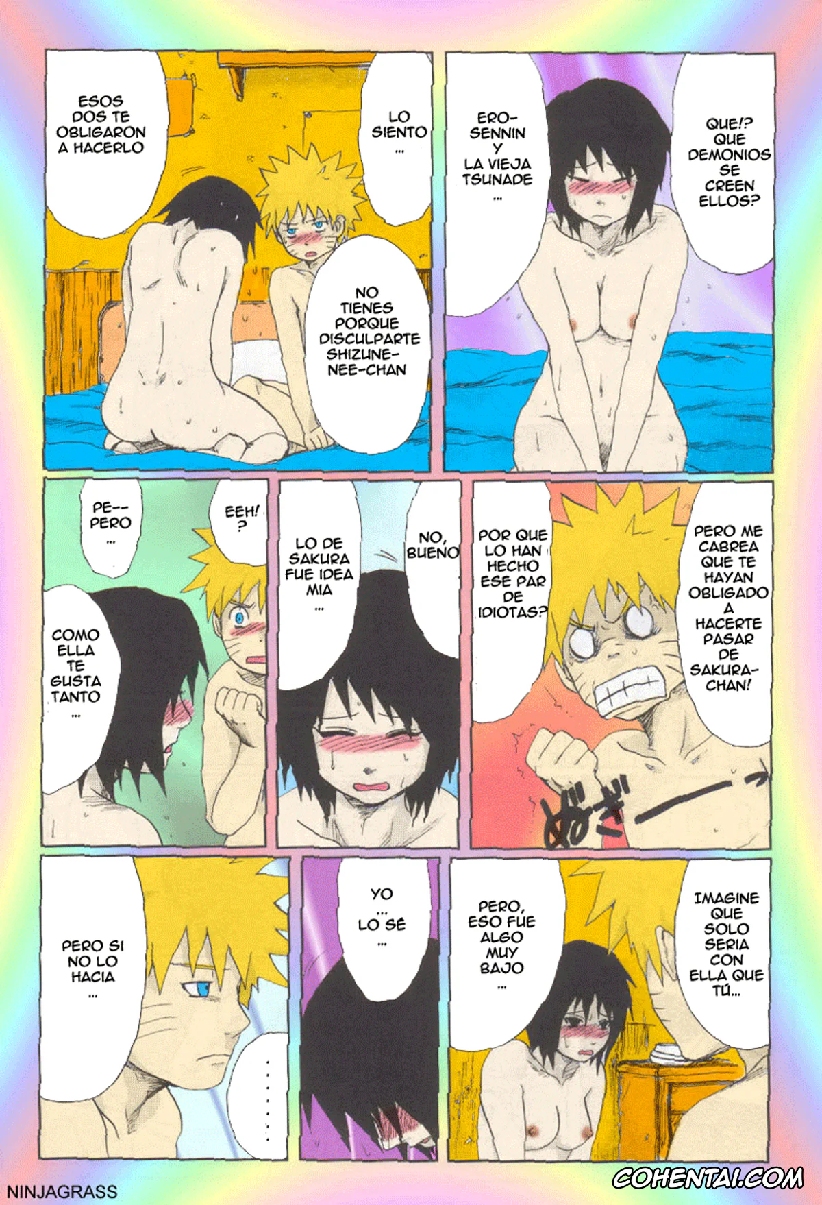 NARUTO xxx, Naruto Uzumaki xxx, Sakura Haruno xxx, Shizune xxx, Tsunade xxx, Nisemono (Naruto), pagina 25