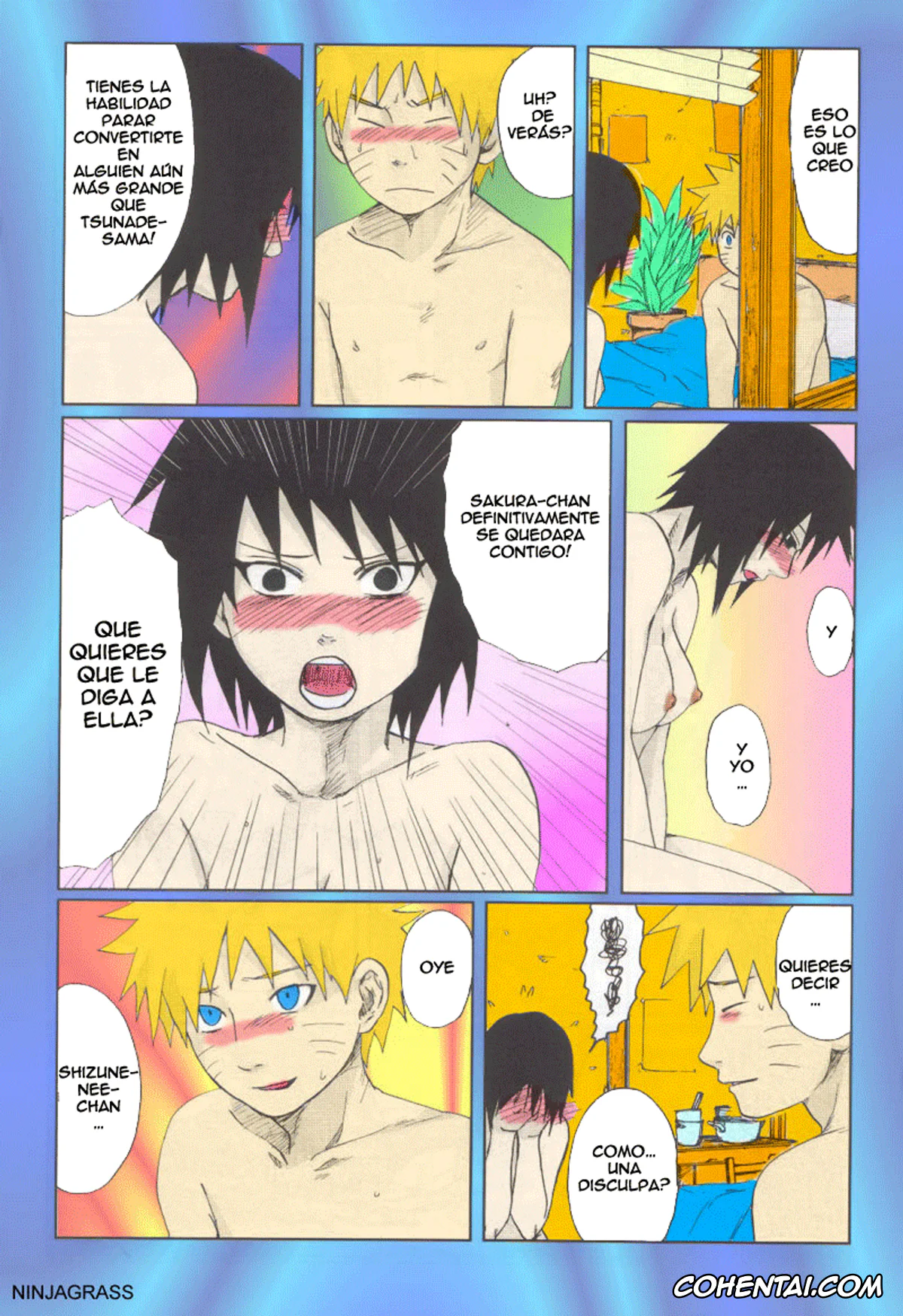 NARUTO xxx, Naruto Uzumaki xxx, Sakura Haruno xxx, Shizune xxx, Tsunade xxx, Nisemono (Naruto), pagina 28