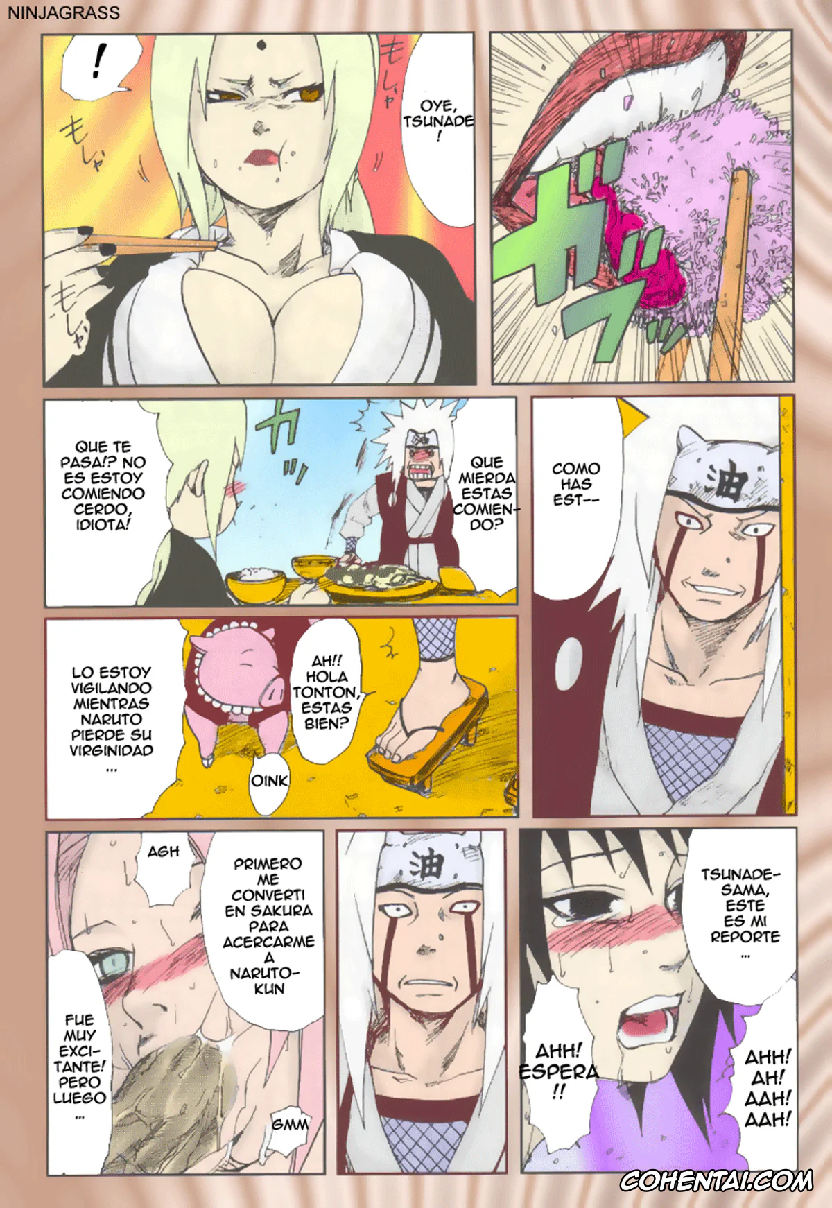 NARUTO xxx, Naruto Uzumaki xxx, Sakura Haruno xxx, Shizune xxx, Tsunade xxx, Nisemono (Naruto), pagina 37