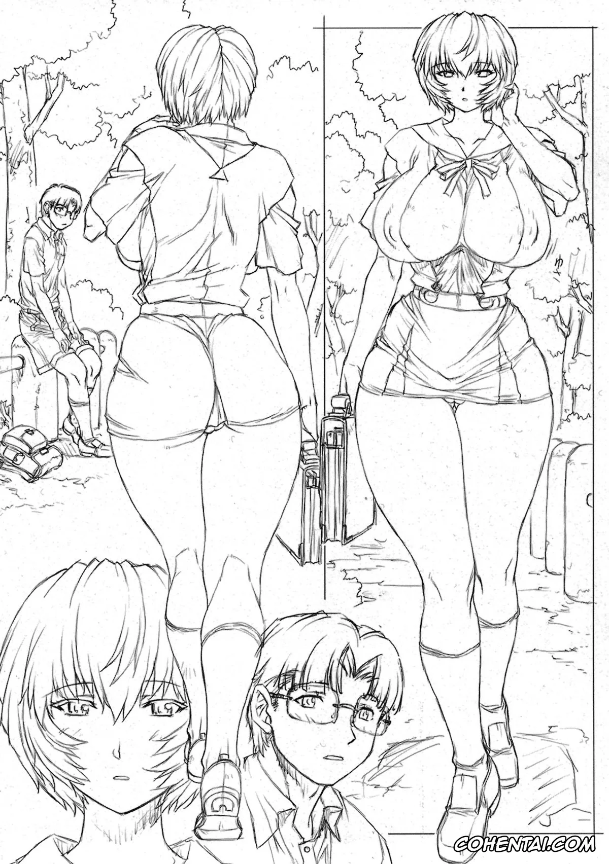 Neon Genesis Evangelion porno, Rei Ayanami porno, Omake bon sono 2 (Neon Genesis Evangelion), pagina 5