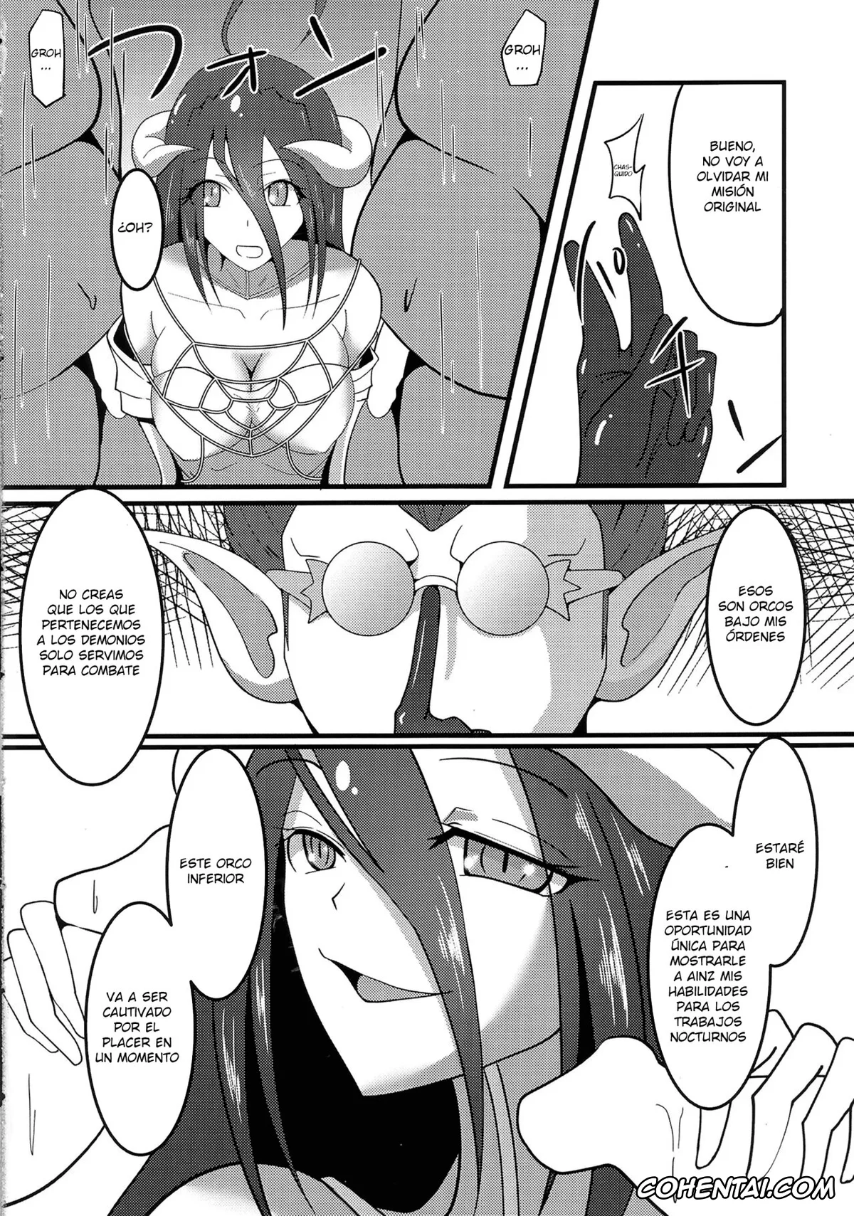 Overlord hentai, Albedo hentai, Haitoku no Hitotsukami (Overlord), pagina 6