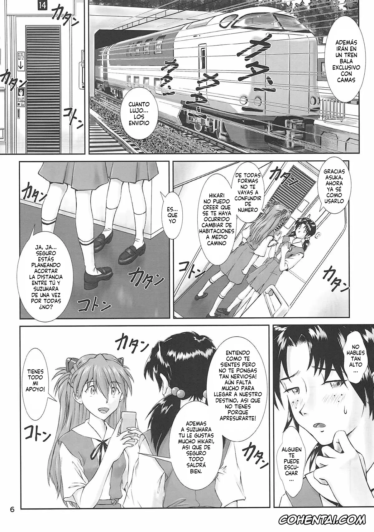 Neon Genesis Evangelion xxx, Asuka Langley Soryu xxx, Hikari Horaki xxx, Shinji Ikari xxx, Touji Suzuhara xxx, MISSEND (Neon Genesis Evangelion), pagina 4