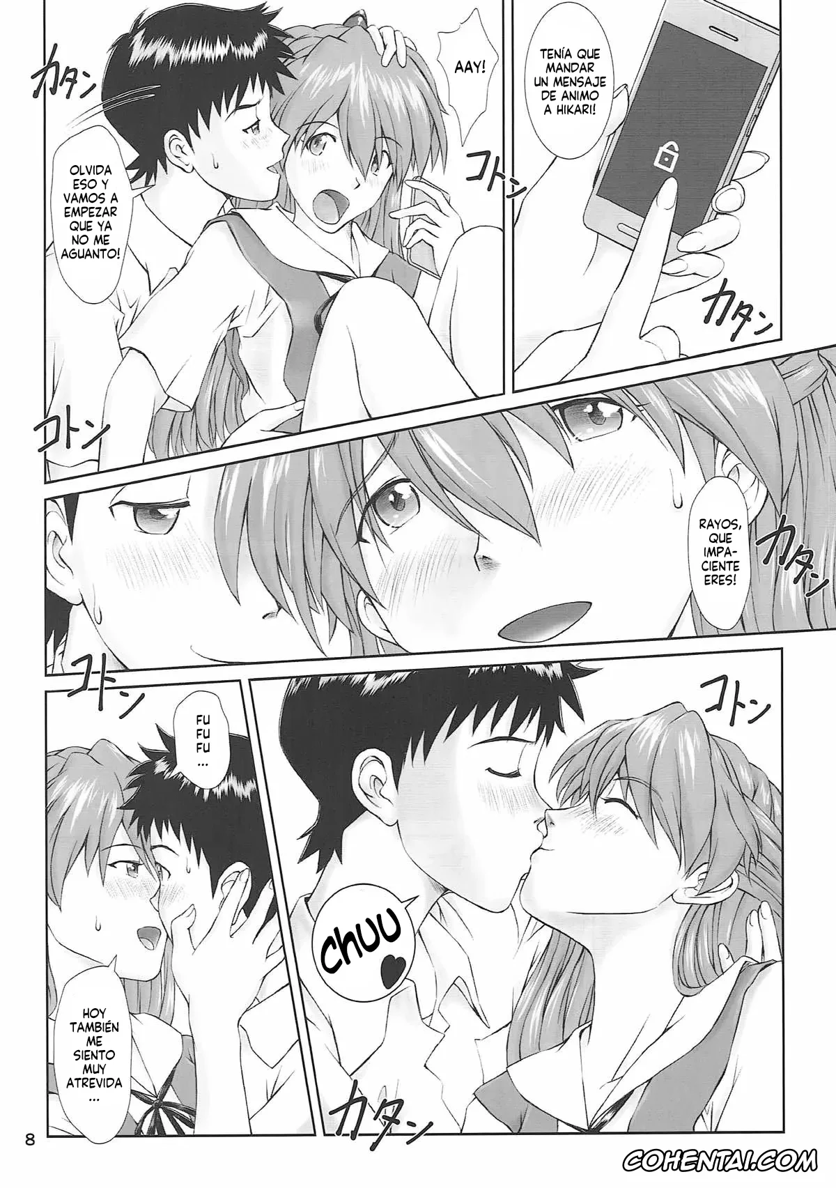 Neon Genesis Evangelion hentai, Asuka Langley Soryu hentai, Hikari Horaki hentai, Shinji Ikari hentai, Touji Suzuhara hentai, MISSEND (Neon Genesis Evangelion), pagina 6