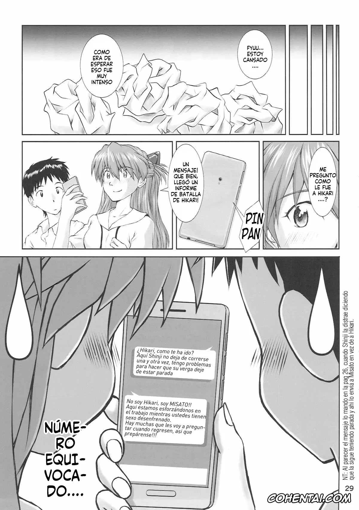Neon Genesis Evangelion hentai, Asuka Langley Soryu hentai, Hikari Horaki hentai, Shinji Ikari hentai, Touji Suzuhara hentai, MISSEND (Neon Genesis Evangelion), pagina 27