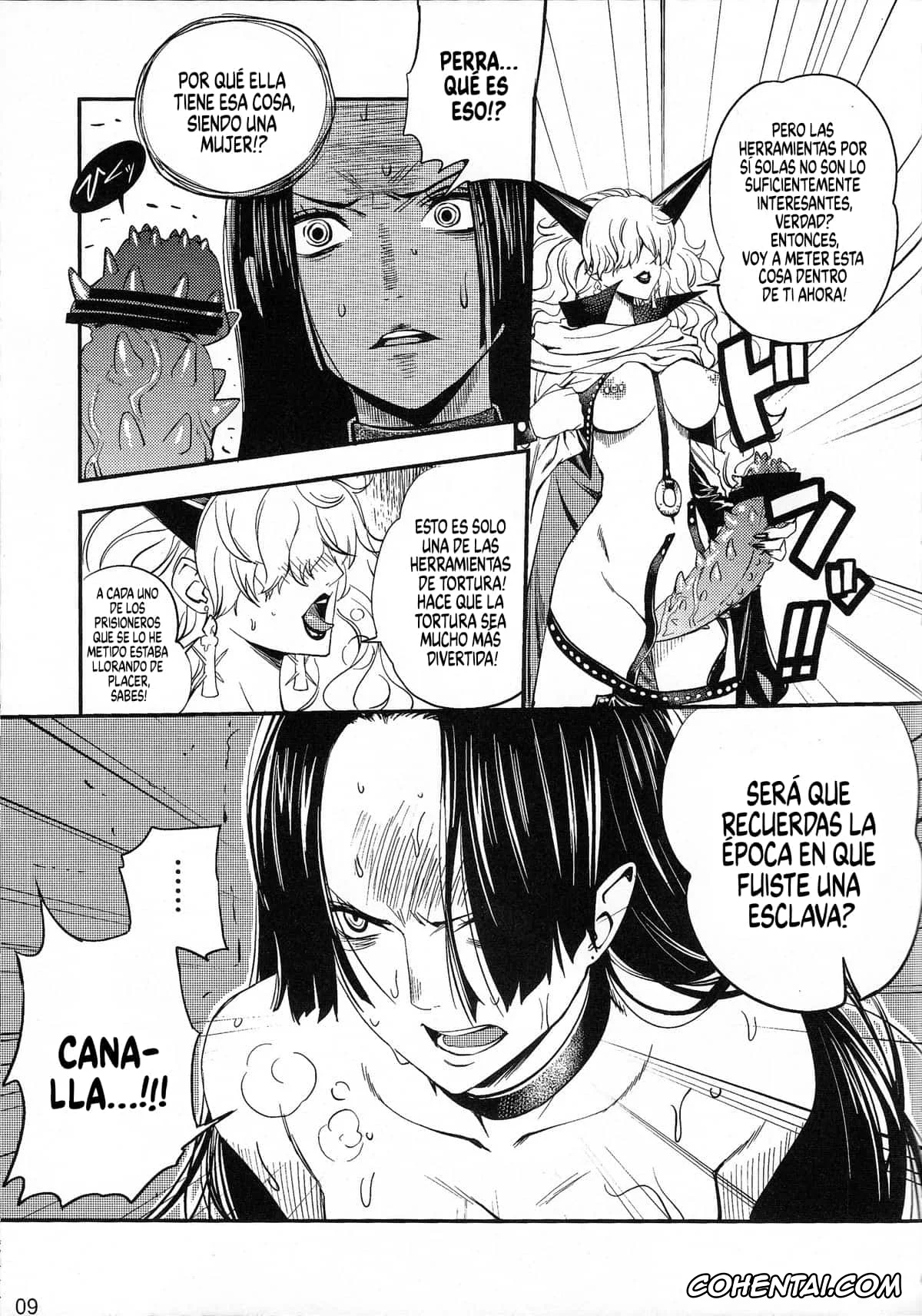 One Piece hentai, Boa Hancock hentai, Sadi-chan hentai, Onnagoroshi Hebi no Jigoku (One Piece), pagina 6