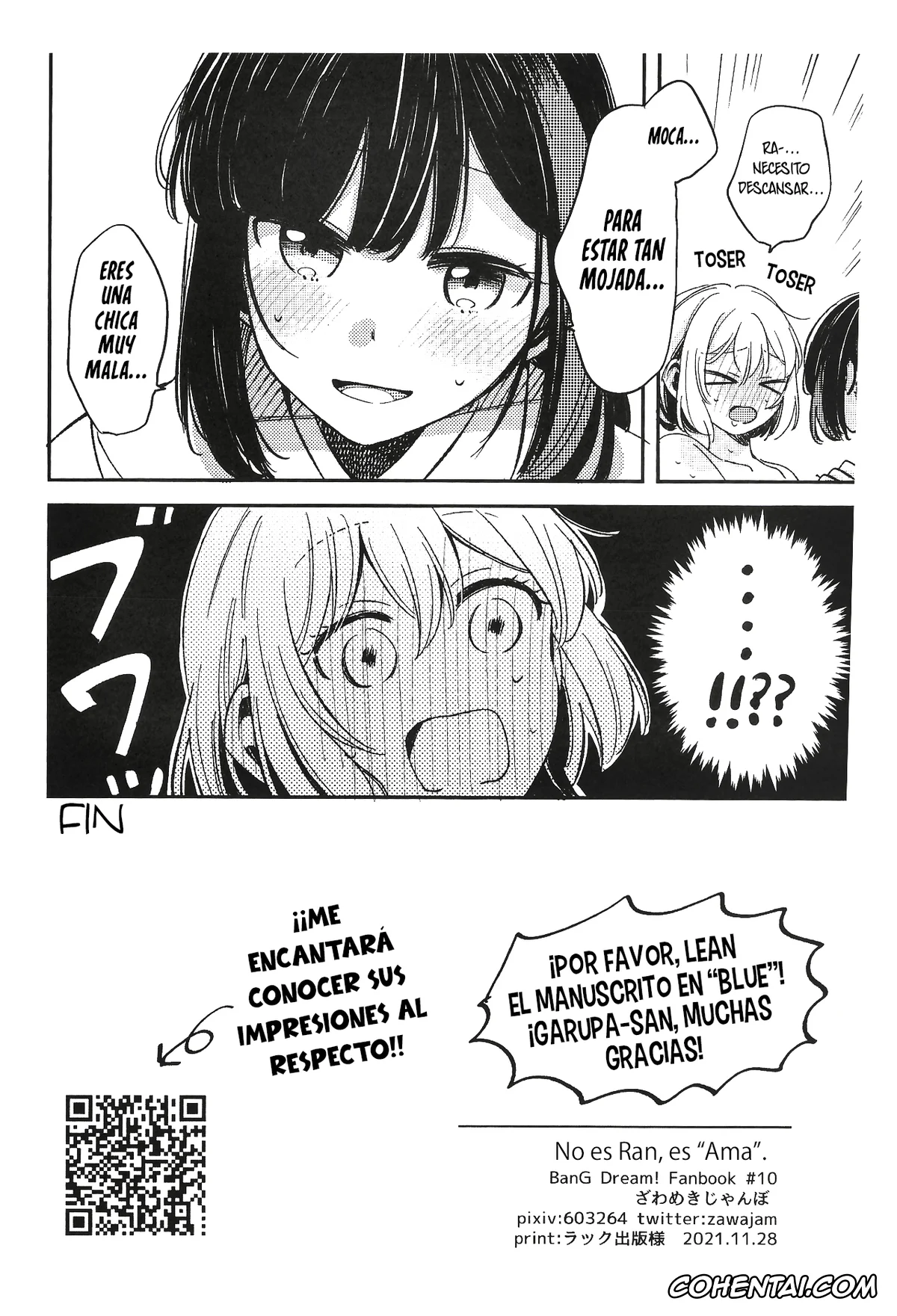 BanG Dream! xxx, Moca Aoba xxx, Ran Mitake xxx, Ran ja Nakute, Goshujin-Sama desho (BanG Dream!), pagina 16