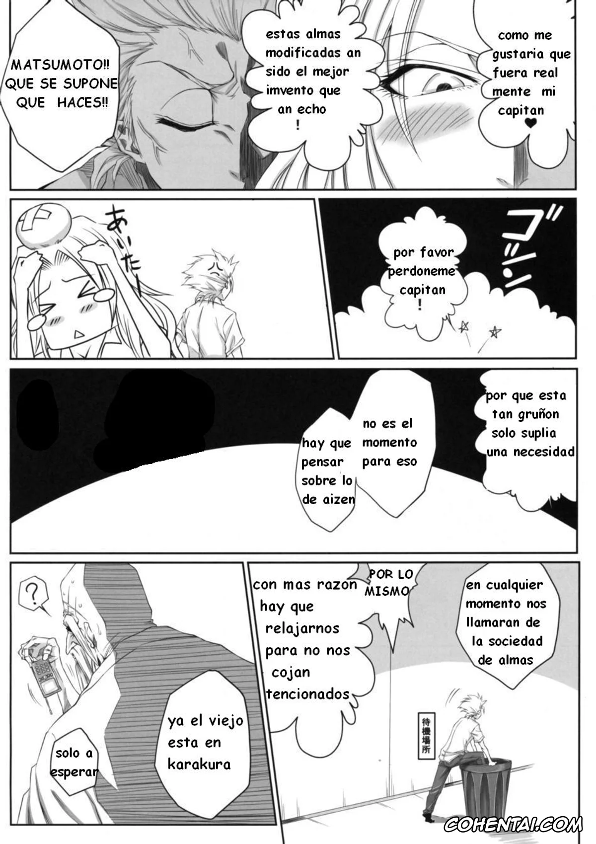Bleach hentai, Rangiku Matsumoto hentai, Toushirou Hitsugaya hentai, Oh (Bleach), pagina 3