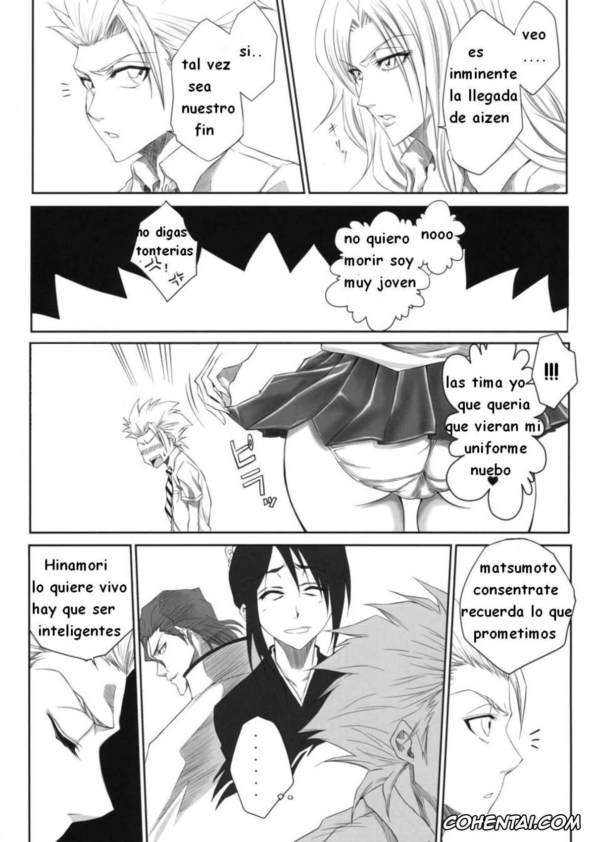 Bleach xxx, Rangiku Matsumoto xxx, Toushirou Hitsugaya xxx, Oh (Bleach), pagina 4