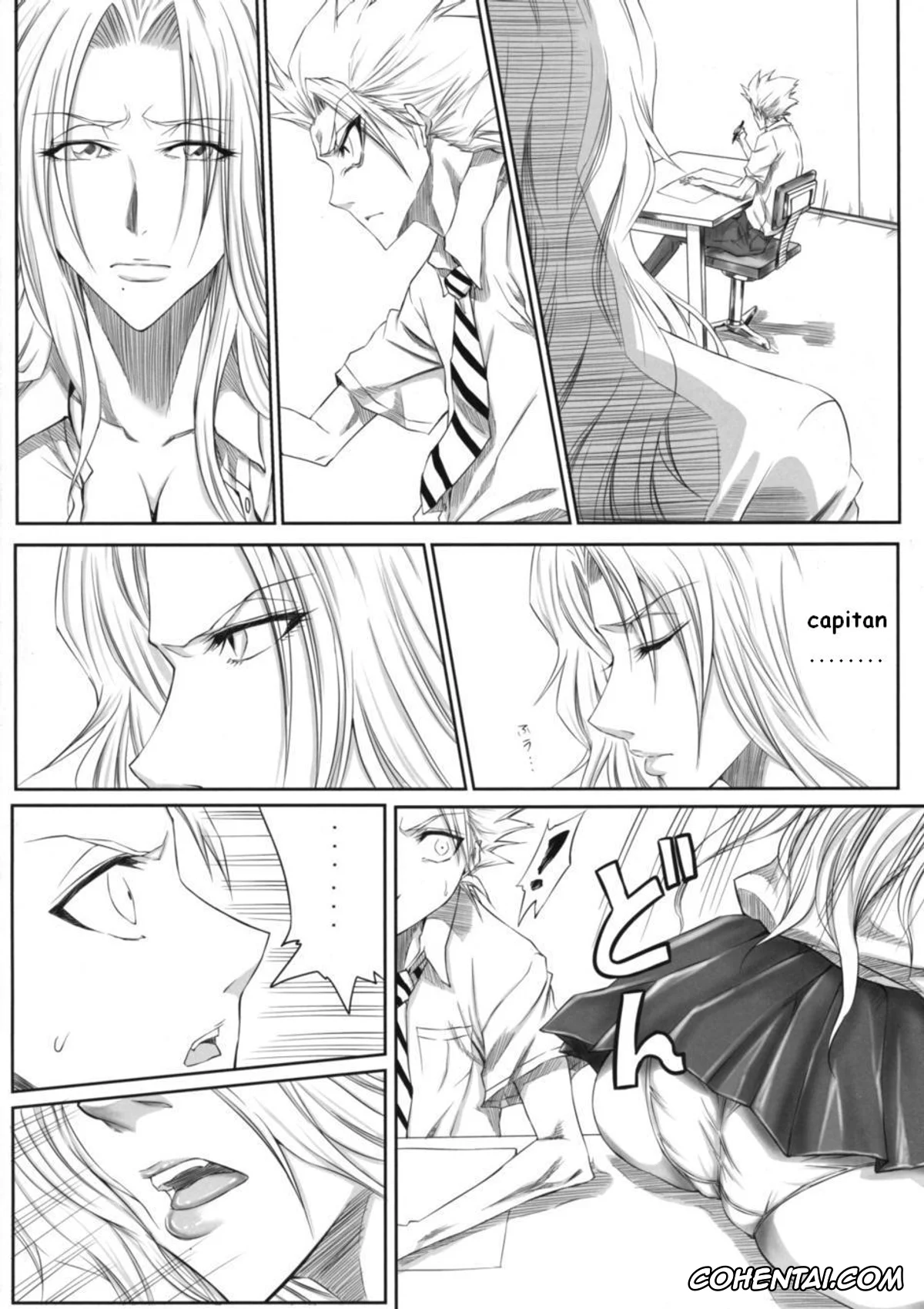Bleach porno, Rangiku Matsumoto porno, Toushirou Hitsugaya porno, Oh (Bleach), pagina 5