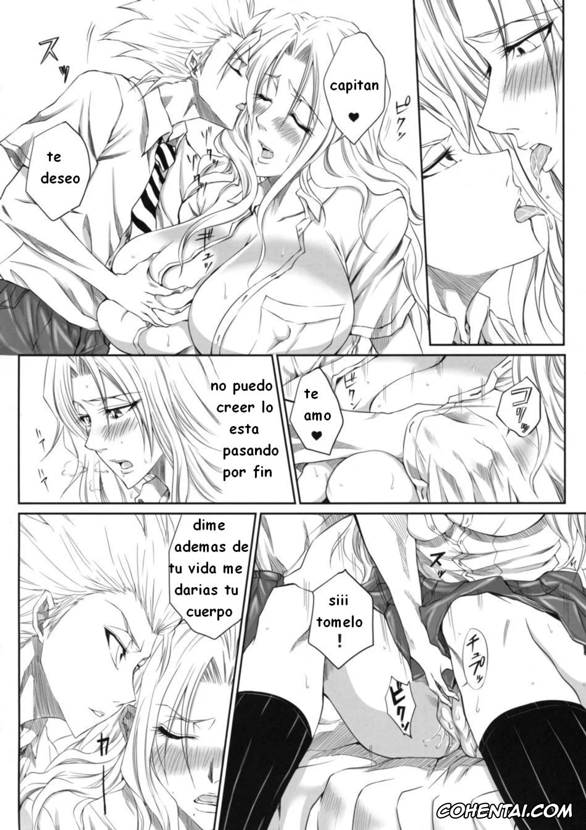 Bleach xxx, Rangiku Matsumoto xxx, Toushirou Hitsugaya xxx, Oh (Bleach), pagina 7