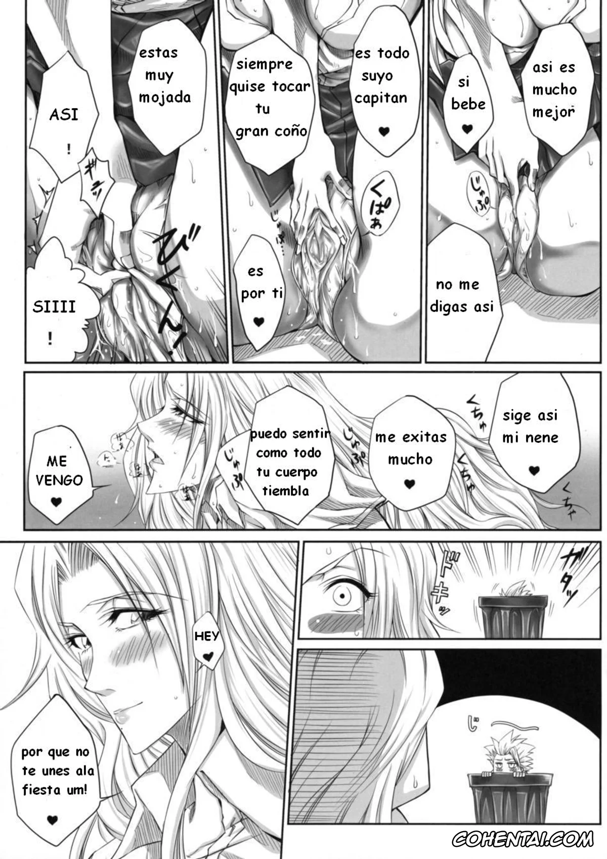 Bleach porno, Rangiku Matsumoto porno, Toushirou Hitsugaya porno, Oh (Bleach), pagina 8