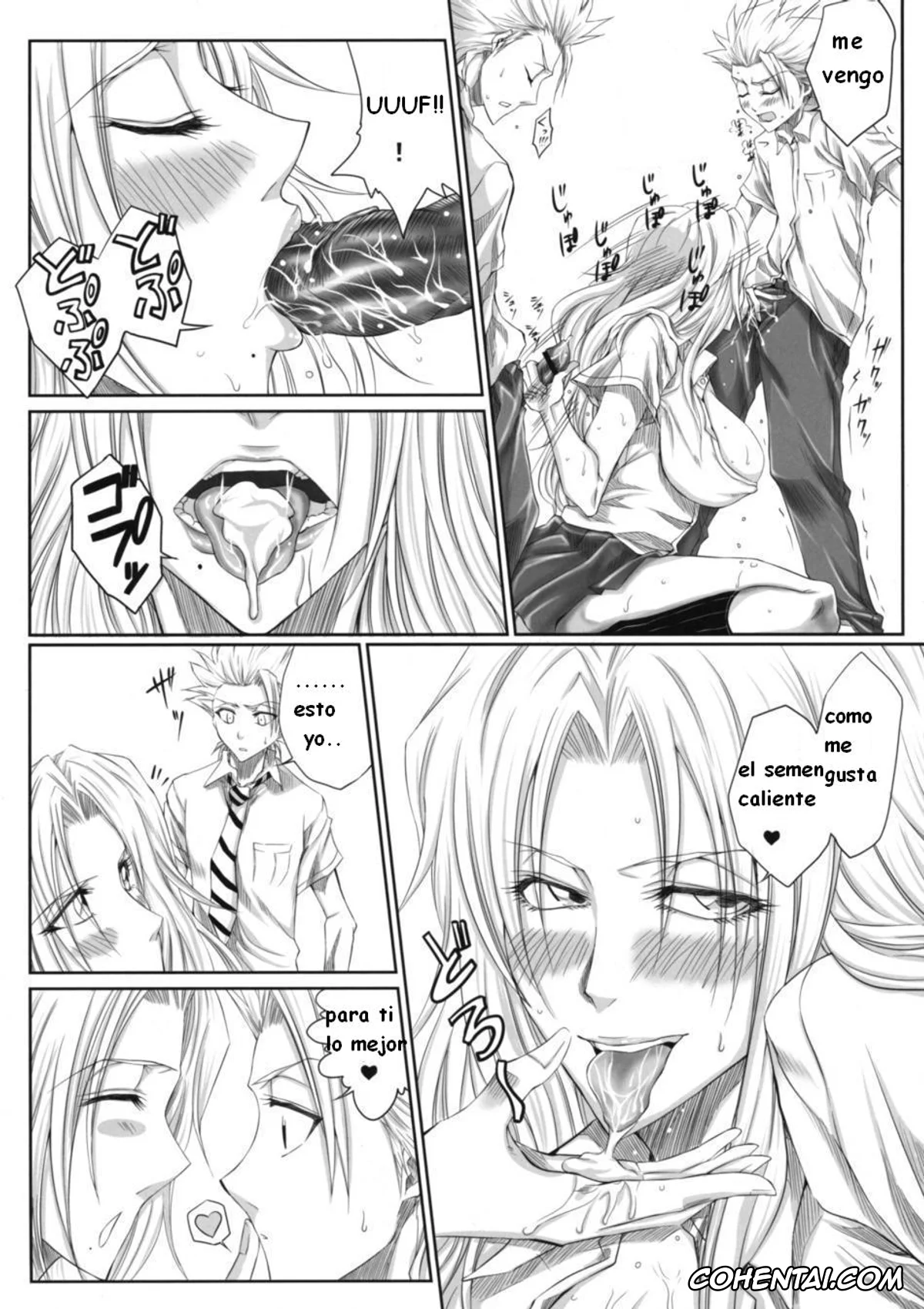 Bleach xxx, Rangiku Matsumoto xxx, Toushirou Hitsugaya xxx, Oh (Bleach), pagina 10