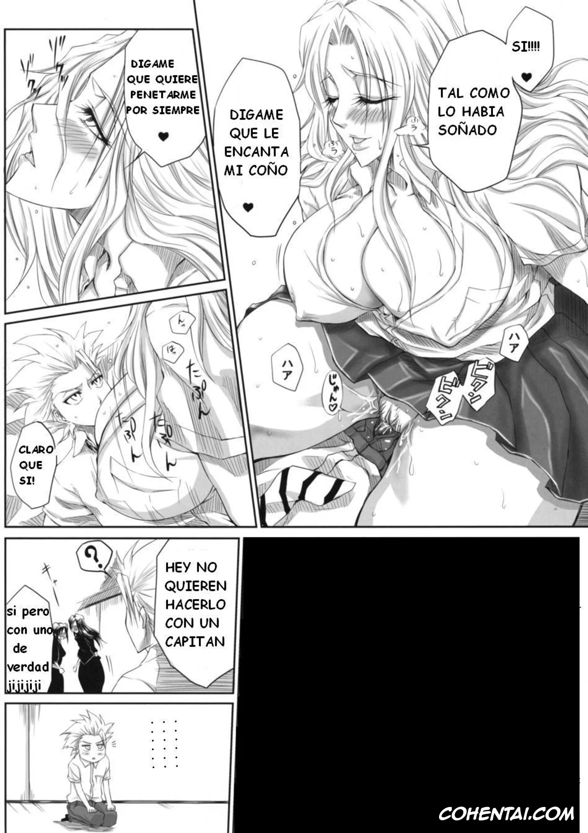 Bleach xxx, Rangiku Matsumoto xxx, Toushirou Hitsugaya xxx, Oh (Bleach), pagina 13