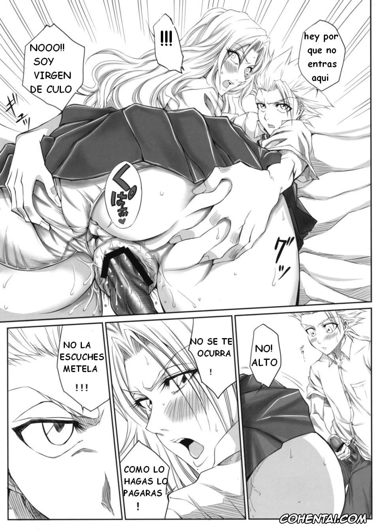 Bleach porno, Rangiku Matsumoto porno, Toushirou Hitsugaya porno, Oh (Bleach), pagina 14