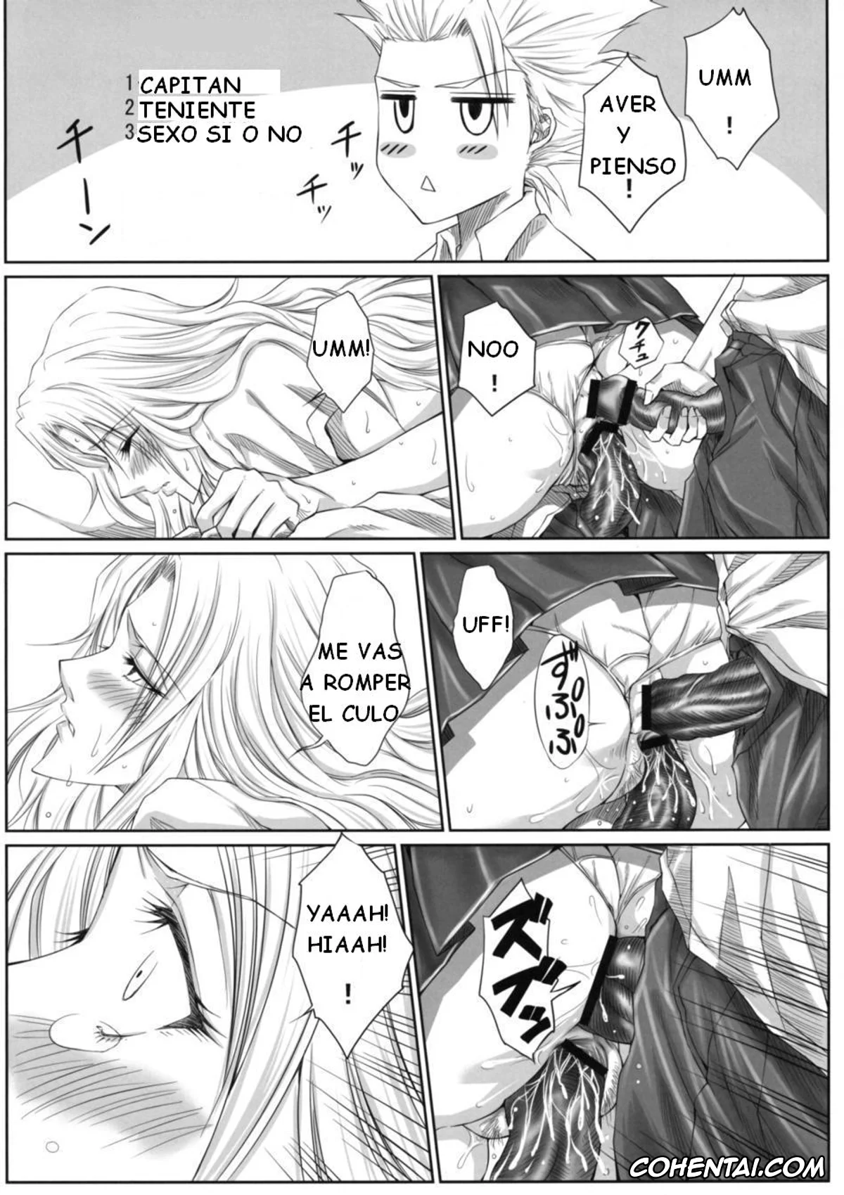 Bleach hentai, Rangiku Matsumoto hentai, Toushirou Hitsugaya hentai, Oh (Bleach), pagina 15