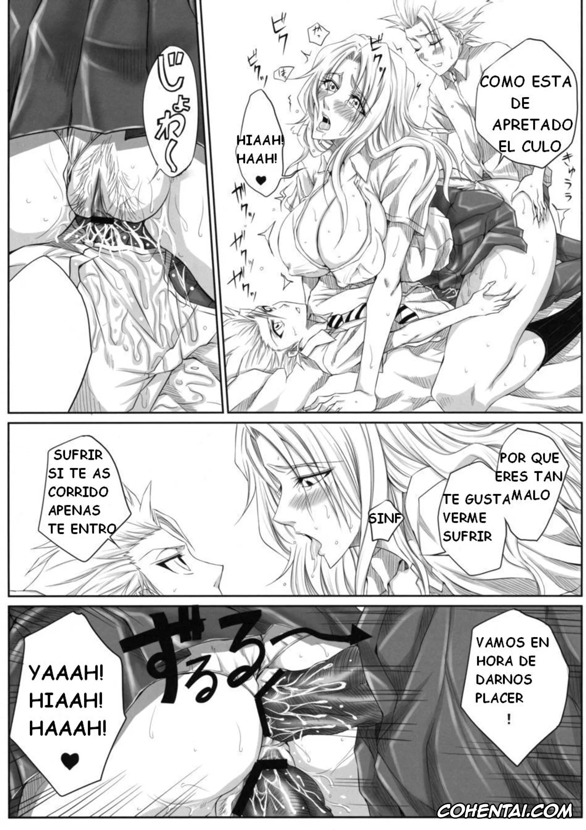 Bleach xxx, Rangiku Matsumoto xxx, Toushirou Hitsugaya xxx, Oh (Bleach), pagina 16