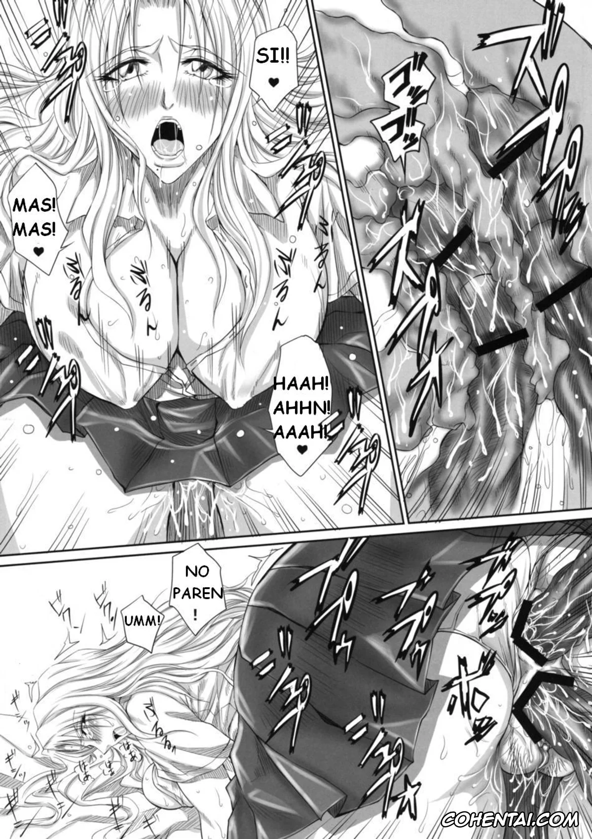 Bleach porno, Rangiku Matsumoto porno, Toushirou Hitsugaya porno, Oh (Bleach), pagina 17