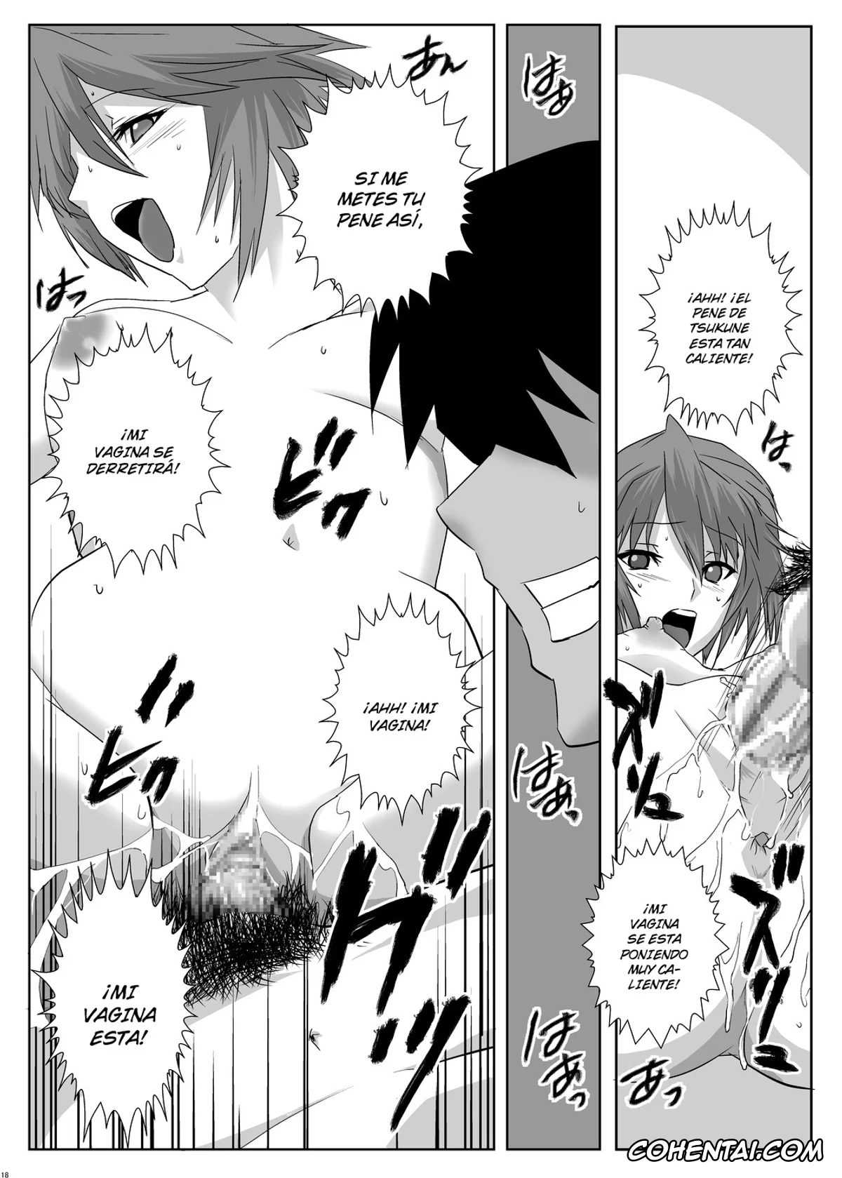 Rosario Vampire porno, Kurumu Kurono porno, Mizore Shirayuki porno, Moka Akashiya porno, Tsukune Aono porno, Kapuchuu to Vampire (Rosario + Vampire), pagina 17