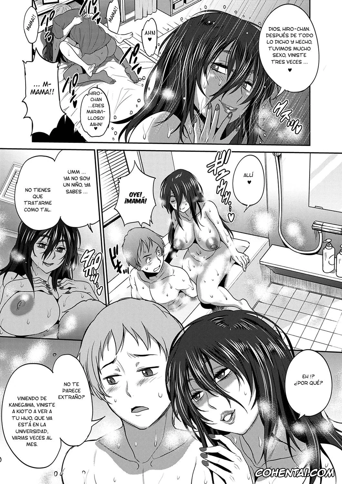 Revistas hentai, COMIC ExE hentai, Haha to Musuko no Himegoto (COMIC ExE 22), pagina 9