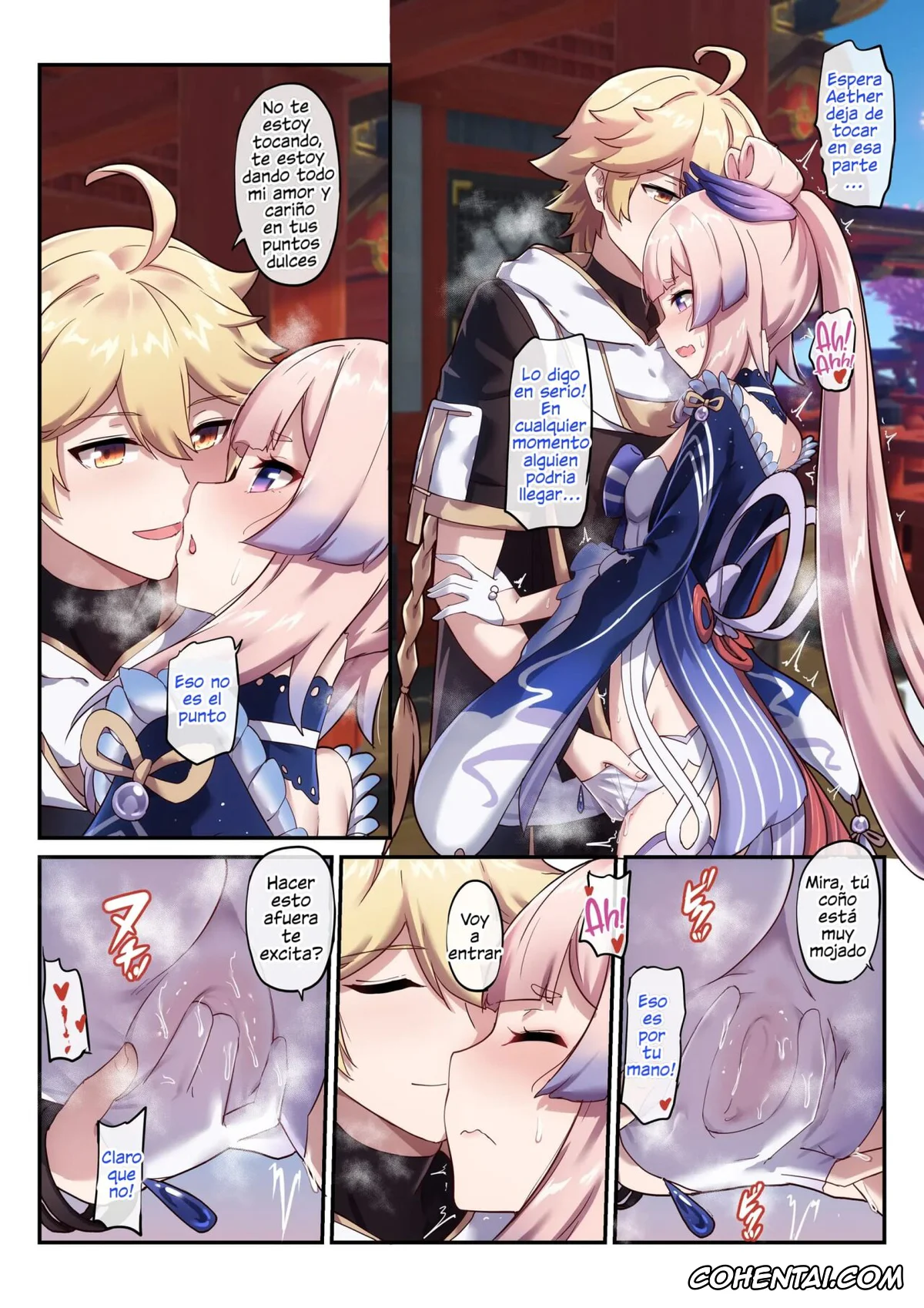 Genshin Impact xxx, Aether xxx, Kokomi Sangonomiya xxx, Yae Miko xxx, Kokomi and Miko ~ Love is war (Genshin Impact), pagina 7