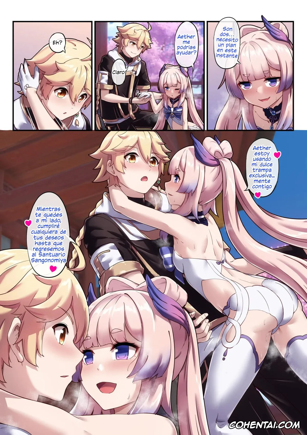 Genshin Impact xxx, Aether xxx, Kokomi Sangonomiya xxx, Yae Miko xxx, Kokomi and Miko ~ Love is war (Genshin Impact), pagina 10