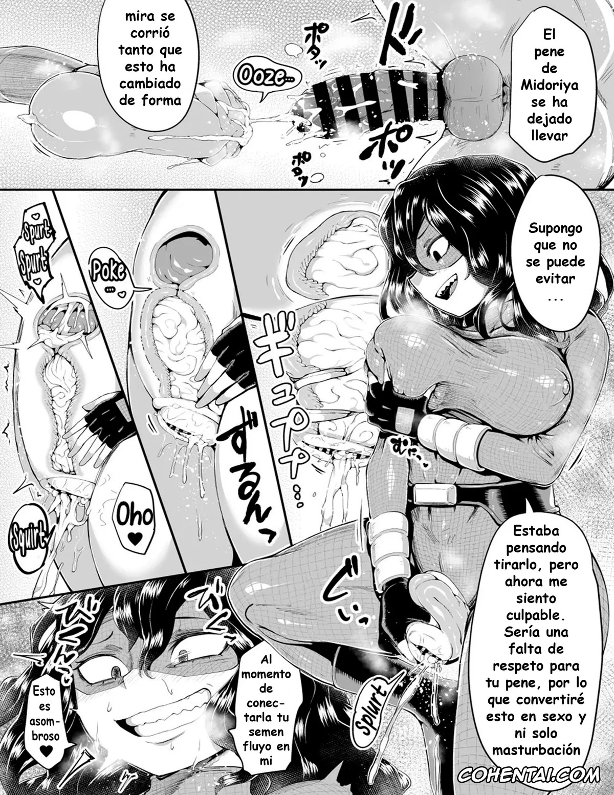 My Hero Academia | Boku No Hero Academia hentai, Ibara Shiozaki hentai, Itsuka Kendou hentai, Izuku Midoriya hentai, Kinoko Komori hentai, Ochako Uraraka hentai, Pony Tsunotori hentai, Reiko Yanagi hentai, Setsuna Tokage hentai, Yui Kodai hentai, Boku to Nottori Villain Nakademia Vol. 4 (Boku no Hero Academia), pagina 9