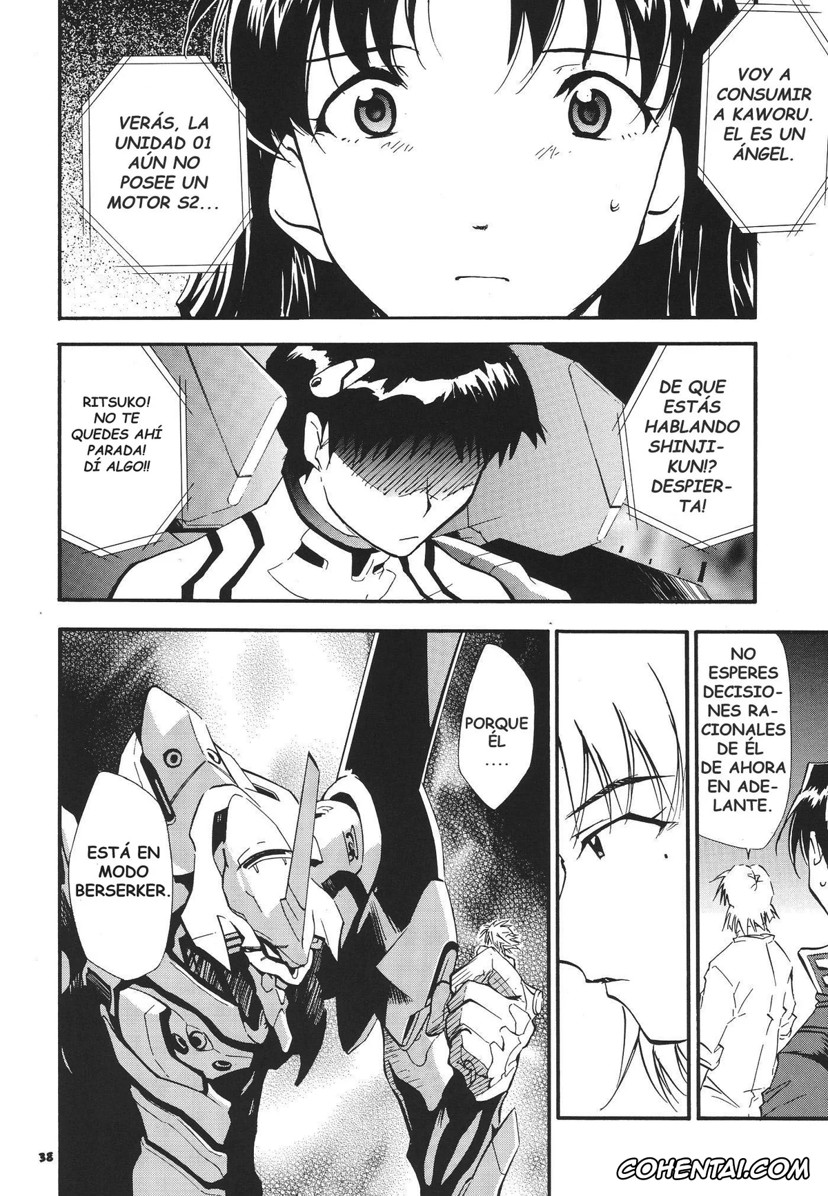 Neon Genesis Evangelion hentai, Asuka Langley Soryu hentai, Shinji Ikari hentai, RE-TAKE 3 (Neon Genesis Evangelion), pagina 36