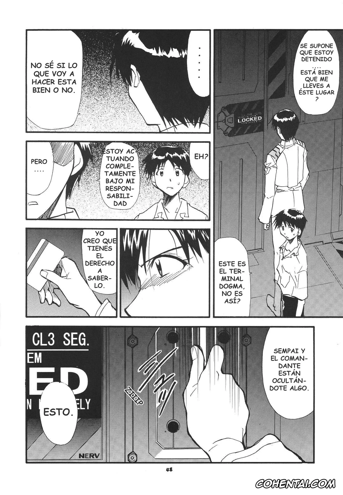 Neon Genesis Evangelion xxx, Asuka Langley Soryu xxx, Shinji Ikari xxx, RE-TAKE 3 (Neon Genesis Evangelion), pagina 46