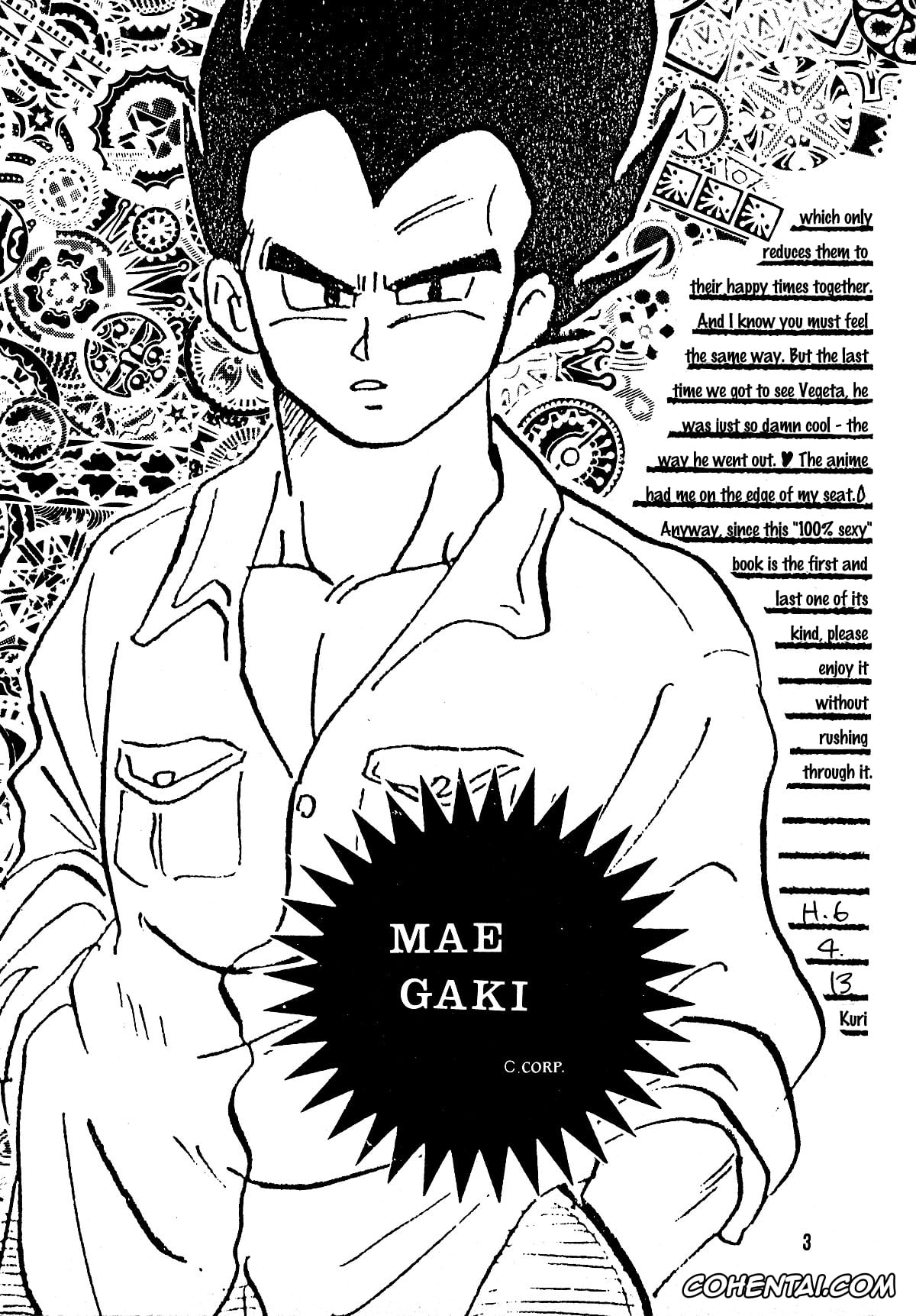 Dragon Ball xxx, Dragon Ball Z xxx, Bulma Briefs xxx, Vegeta xxx, E Flame (Dragon Ball Z), pagina 4