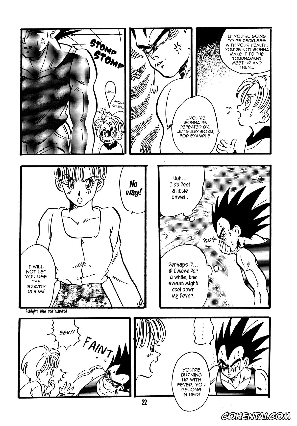 Dragon Ball porno, Dragon Ball Z porno, Bulma Briefs porno, Vegeta porno, E Flame (Dragon Ball Z), pagina 23