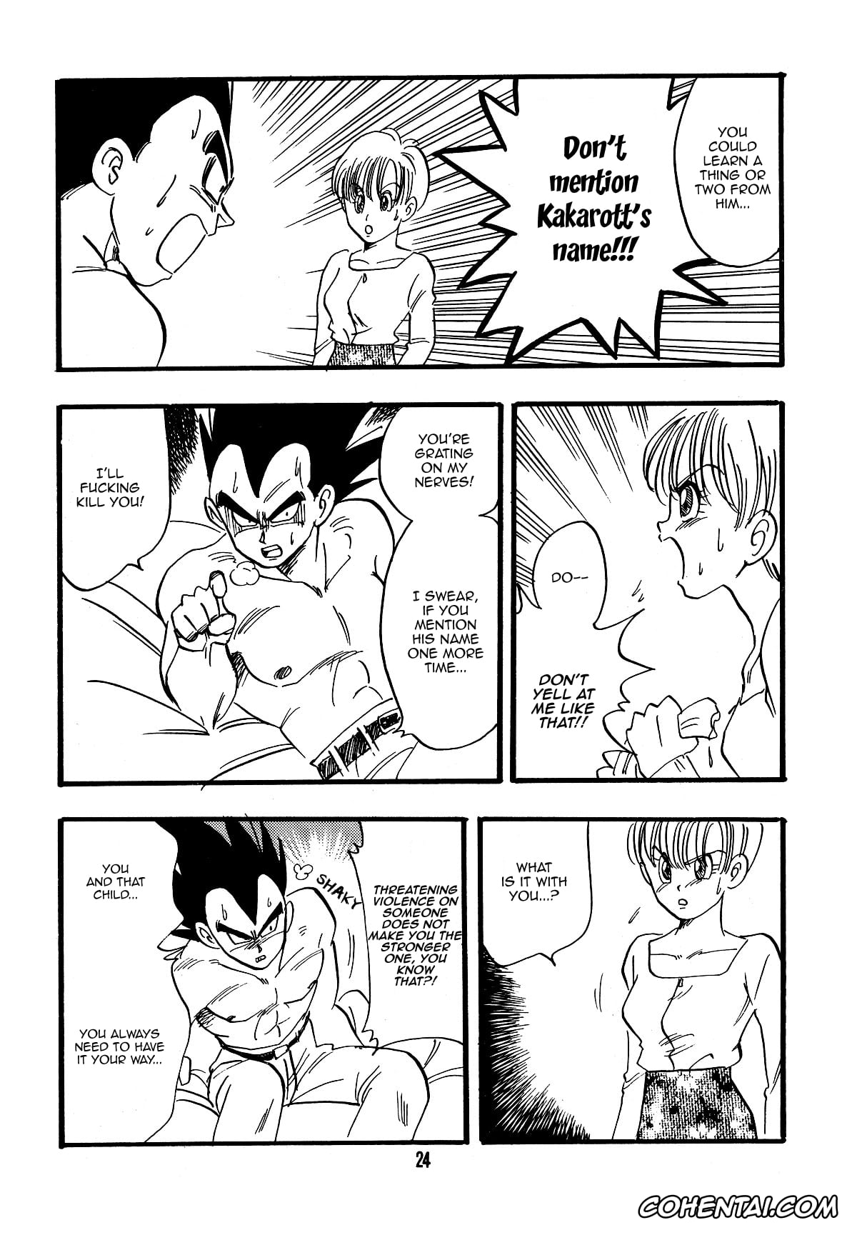 Dragon Ball xxx, Dragon Ball Z xxx, Bulma Briefs xxx, Vegeta xxx, E Flame (Dragon Ball Z), pagina 25