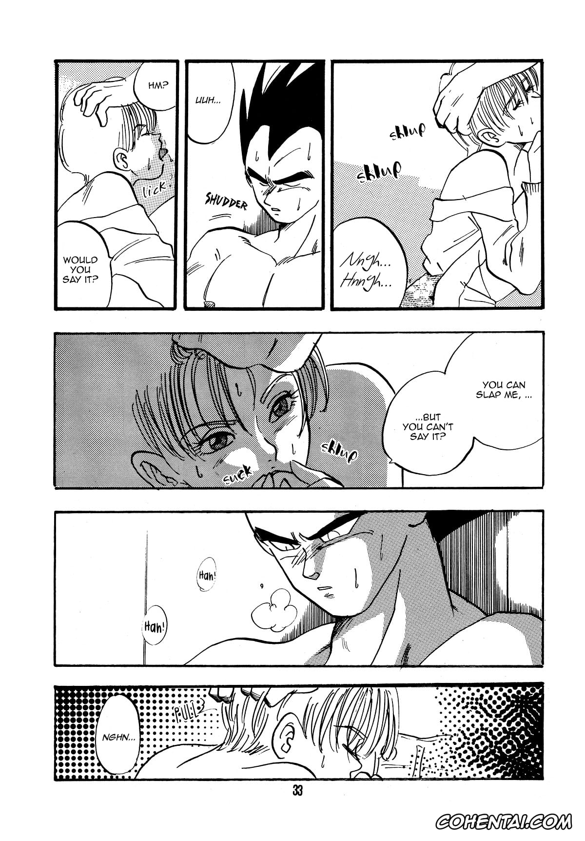 Dragon Ball xxx, Dragon Ball Z xxx, Bulma Briefs xxx, Vegeta xxx, E Flame (Dragon Ball Z), pagina 34