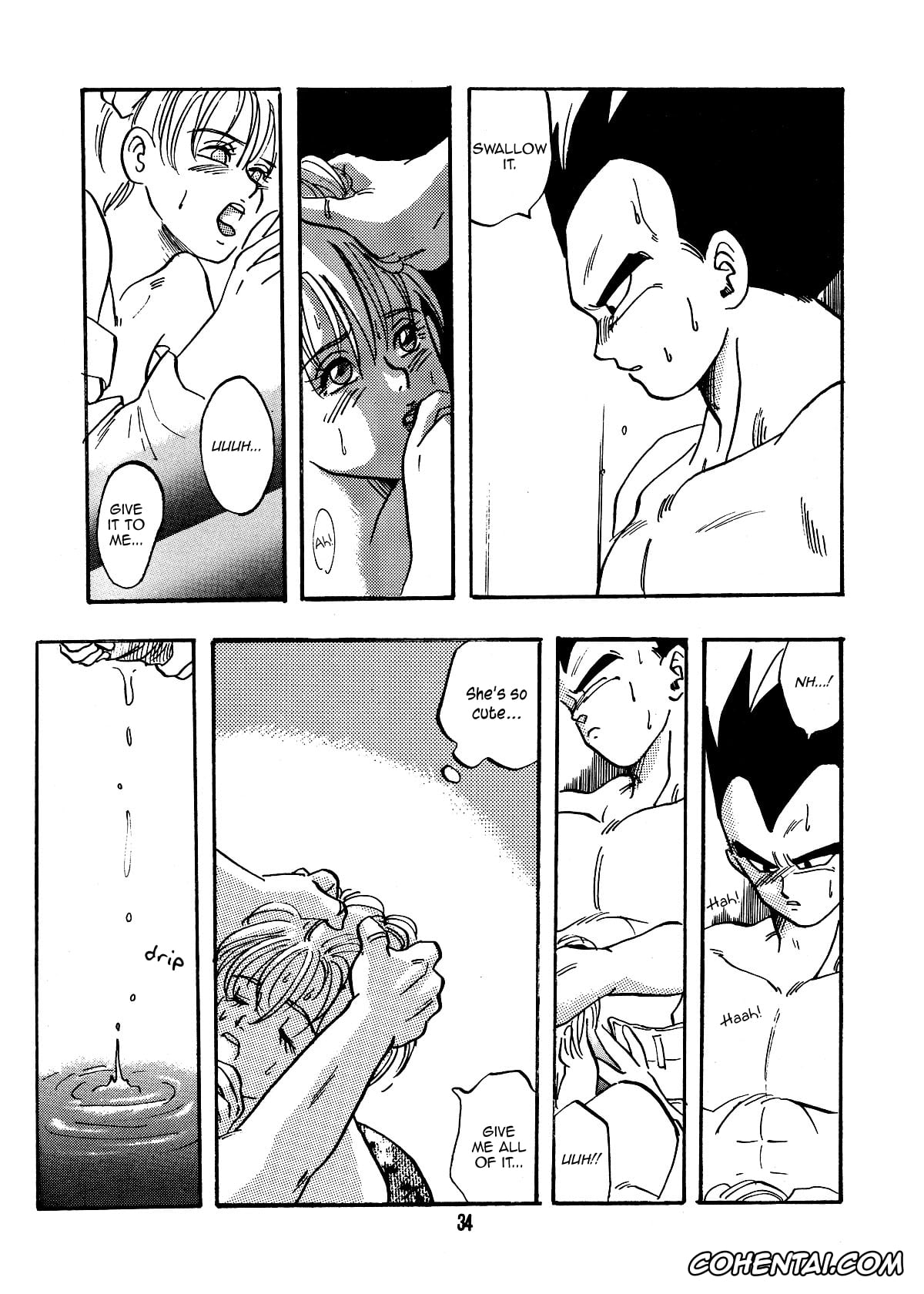 Dragon Ball porno, Dragon Ball Z porno, Bulma Briefs porno, Vegeta porno, E Flame (Dragon Ball Z), pagina 35