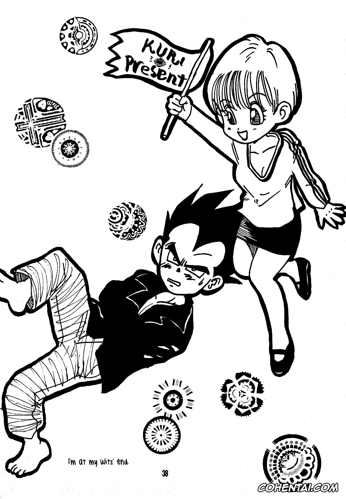 Dragon Ball hentai, Dragon Ball Z hentai, Bulma Briefs hentai, Vegeta hentai, E Flame (Dragon Ball Z), pagina 39